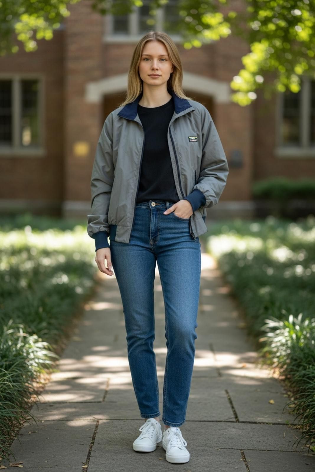 LL Bean bomber jacket