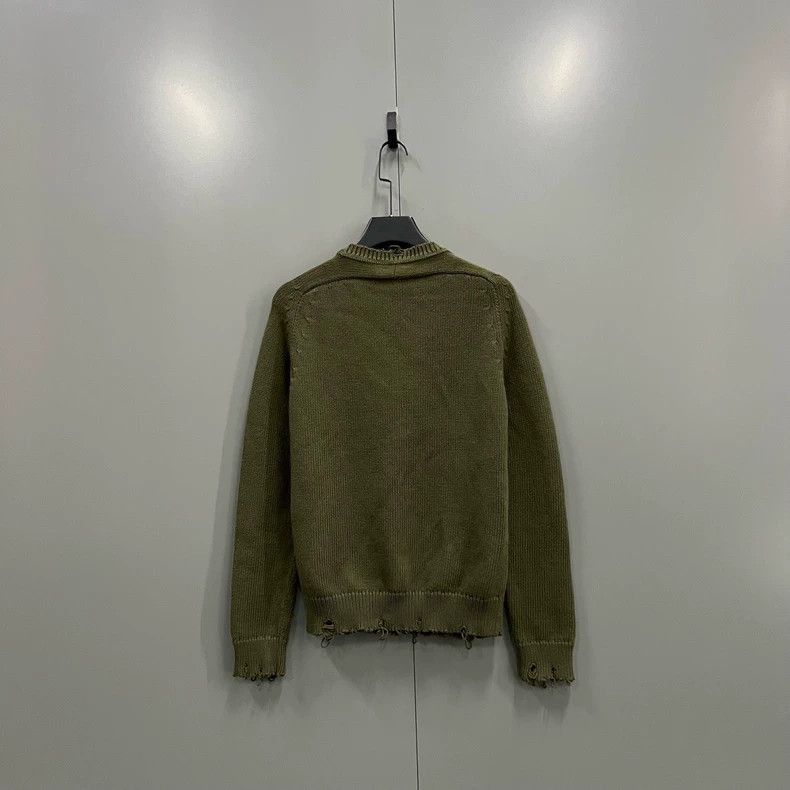 Saint Laurent Paris Saint Laurent Paris Saint Laurent Olive Green Knitted Swea Size US S / EU 44-46 / 1 - 2 Thumbnail