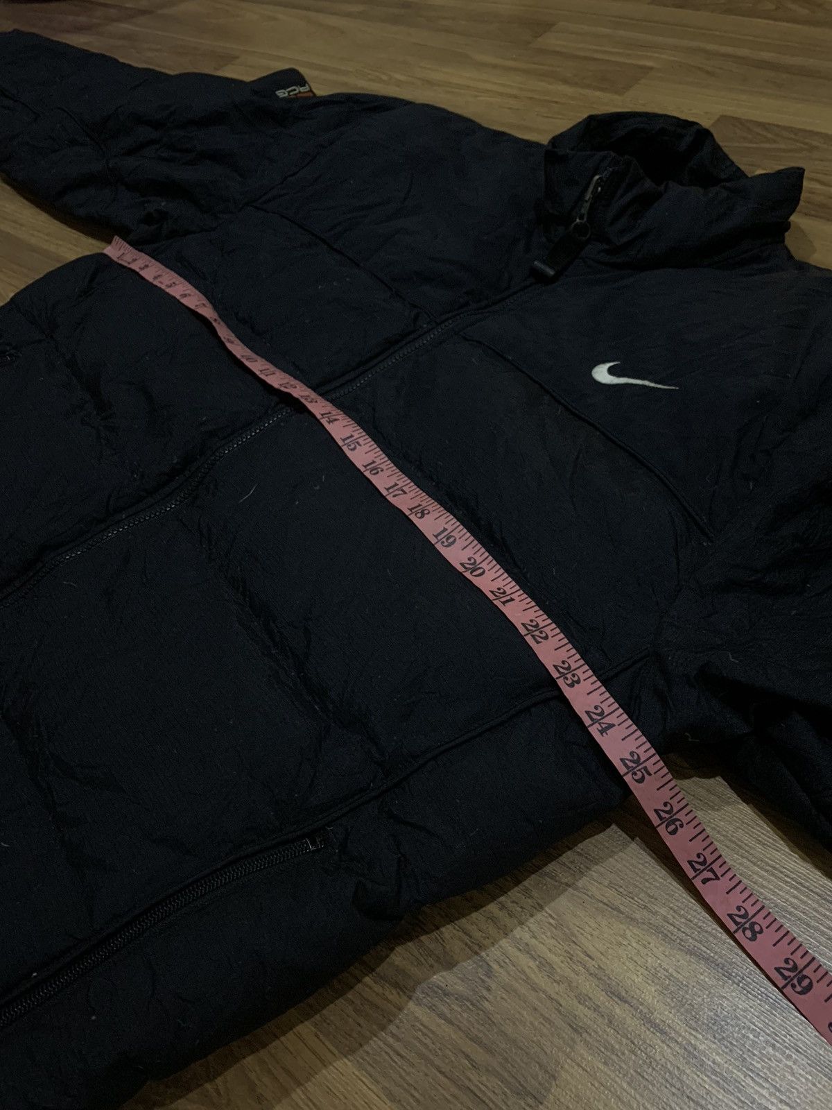 Vintage Nike ACG Black Down Puffer Jacket Double Swoosh Logo