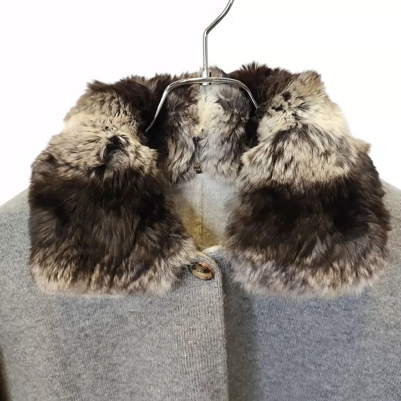 Loro Piana LORO PIANA Sheep's woolen collar coat Size XS / US 0-2 / IT 36-38 - 4 Thumbnail