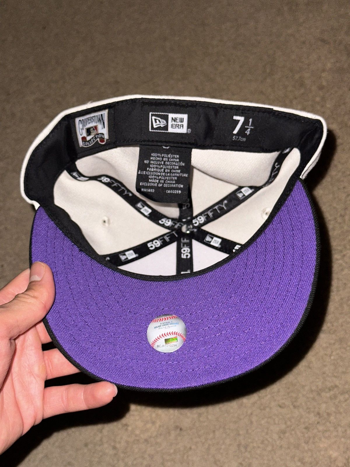 HAT CLUB Colorado Rockies Bricks 1998 ASG Patch Size 7 1/4
