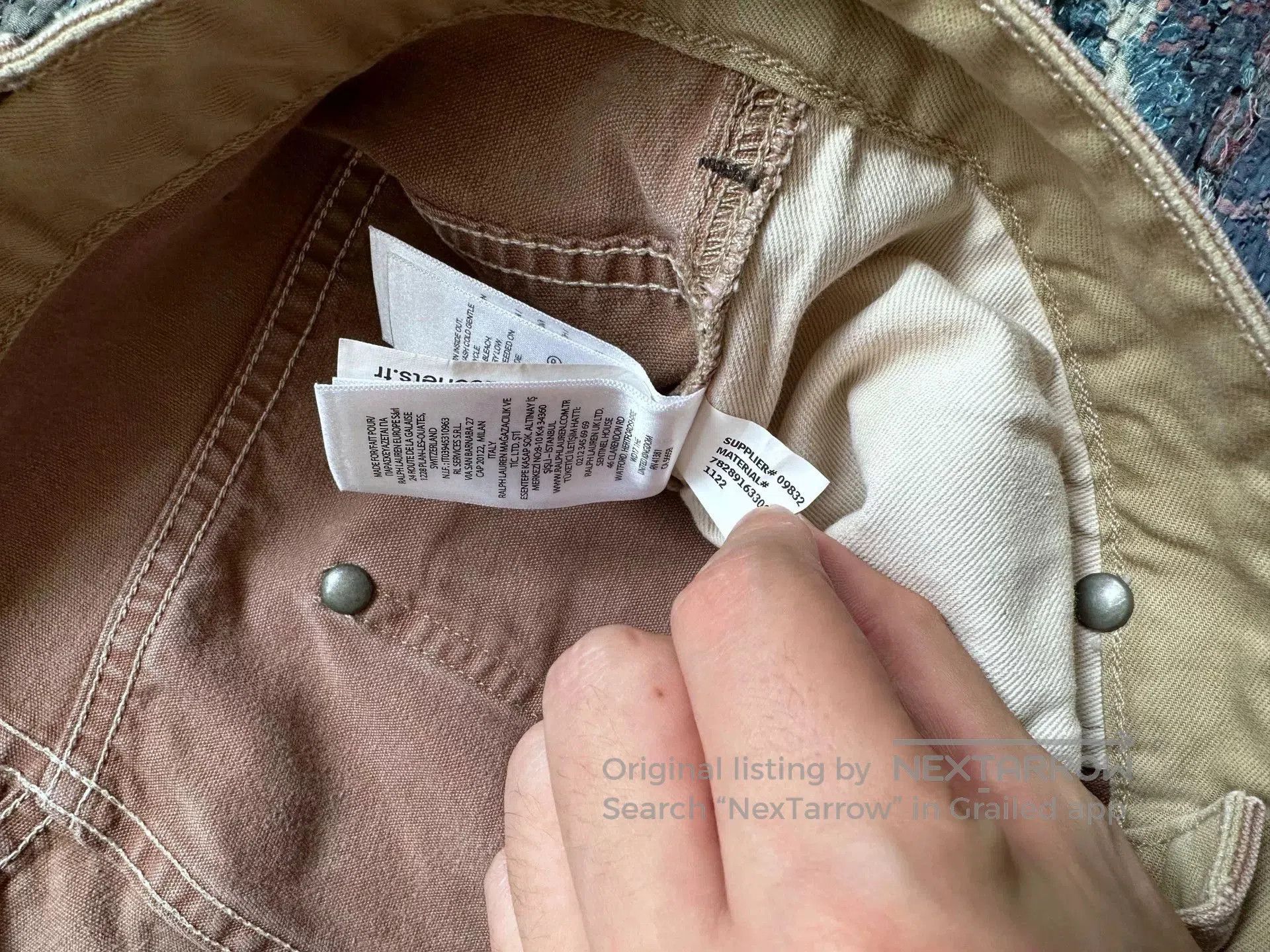 RRL Ralph Lauren RRL Vintage Wash Work Pants. Size US 30 / EU 46 - 4 Thumbnail