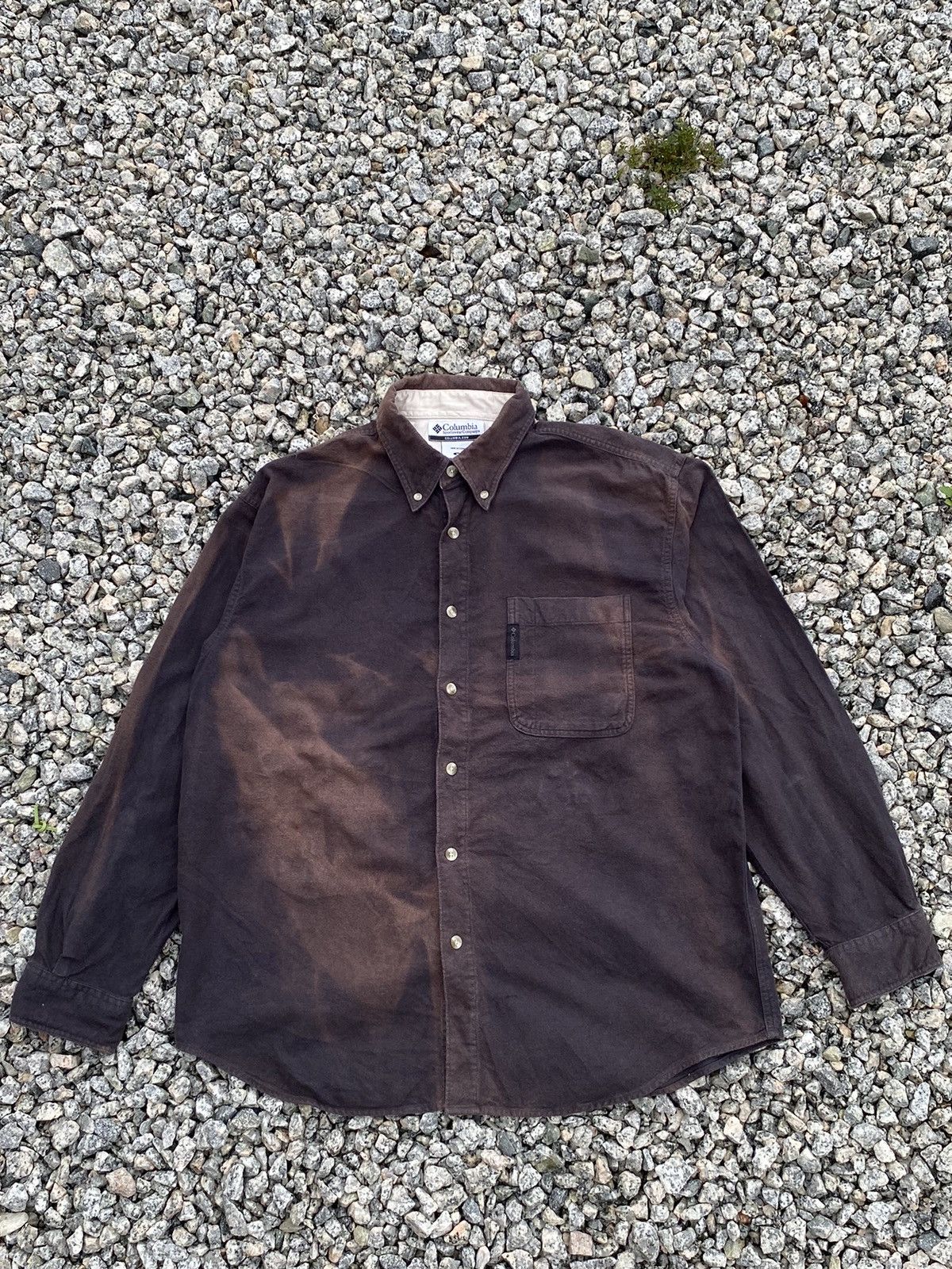 Vintage Vintage Columbia Corduroy Button Ups Long Sleeve Sunfaded Size US L / EU 52-54 / 3 - 1 Thumbnail