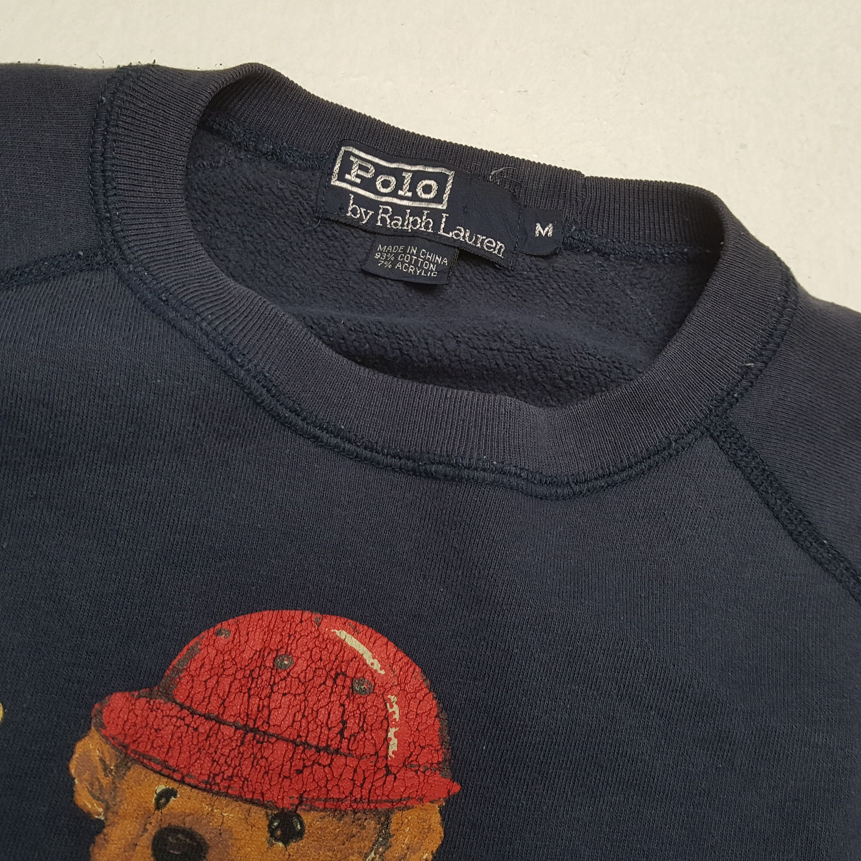 Polo Ralph Lauren × Vintage Vintage POLO BEAR by RALPH LAUREN Fashion Brand Sweatshirts Size US M / EU 48-50 / 2 - 9 Thumbnail