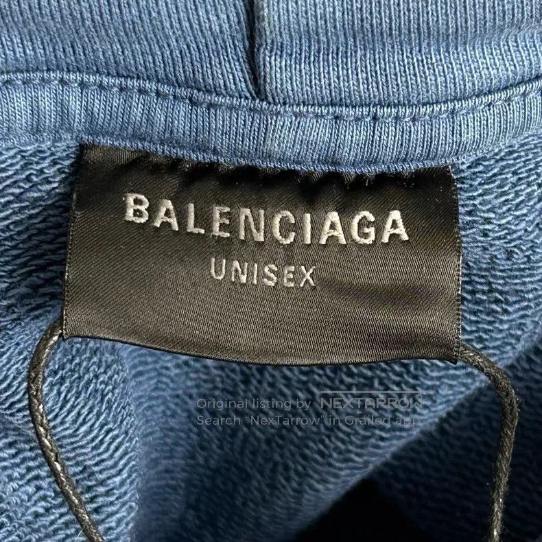 Balenciaga Balenciaga 3D Shadow Letter Washed Gradient Blue Hoodie Size US M / EU 48-50 / 2 - 3 Thumbnail