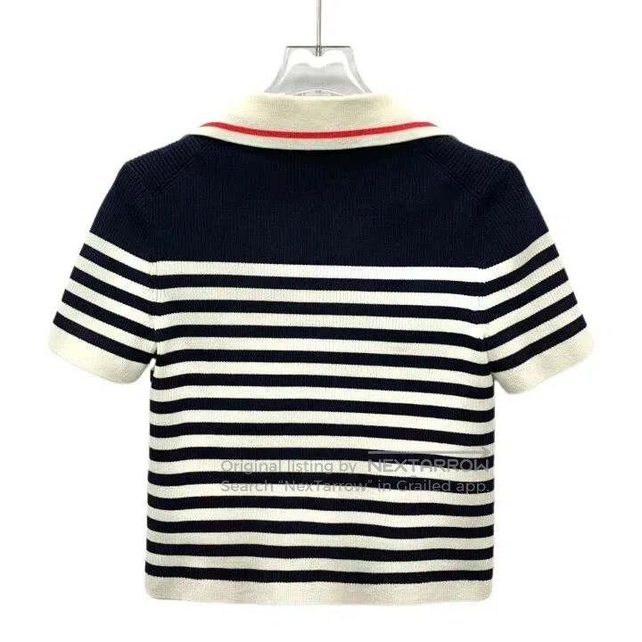 Gucci Gucci Colorblock Logo Stripe Cotton Sweater. Size US M / EU 48-50 / 2 - 2 Thumbnail