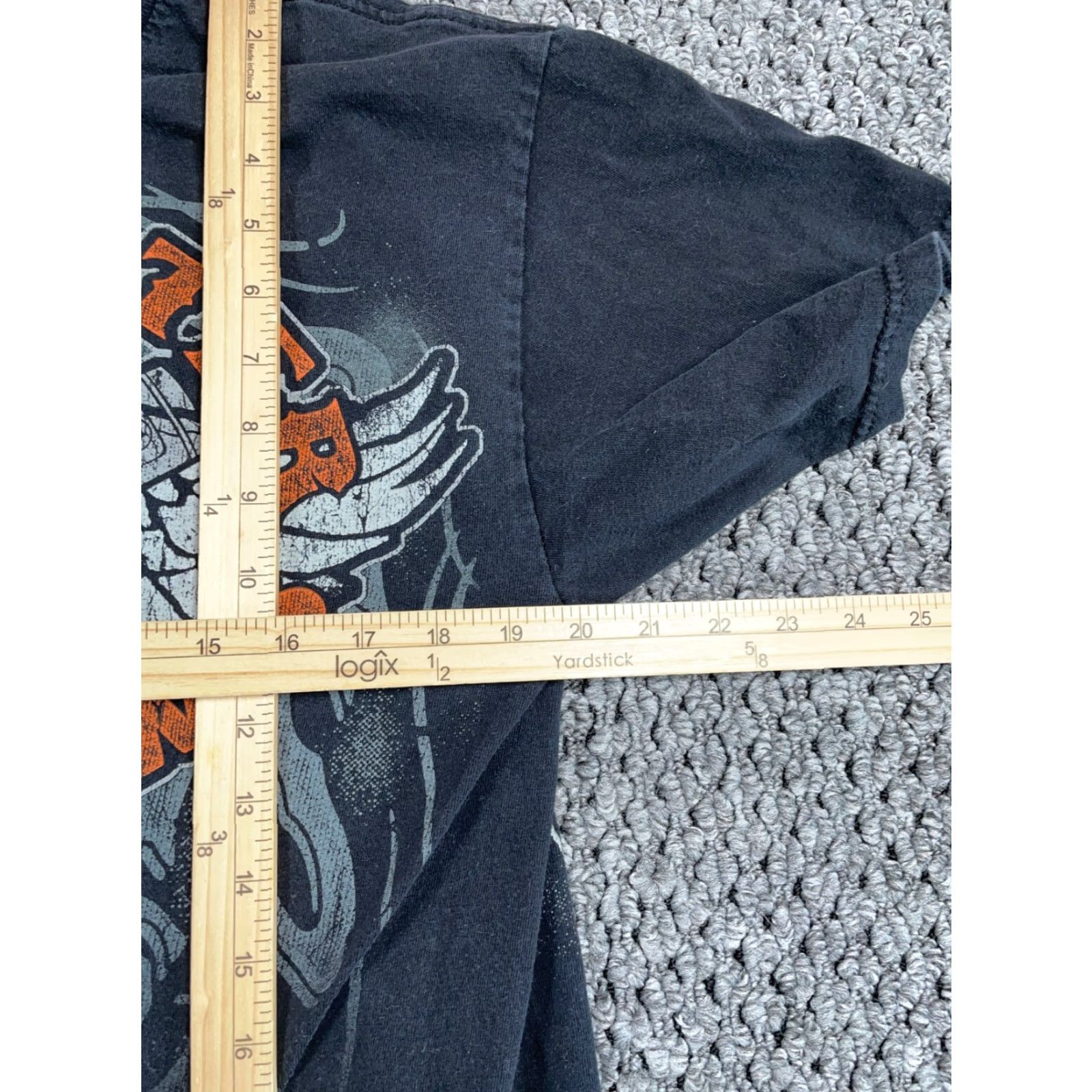 Doublet Sinister Outlaws T-Shirt Men's Medium Black Double-Sided Biker Motorcycle Retro 1990s Vintage Print Shirt Size US M / EU 48-50 / 2 - 5 Thumbnail