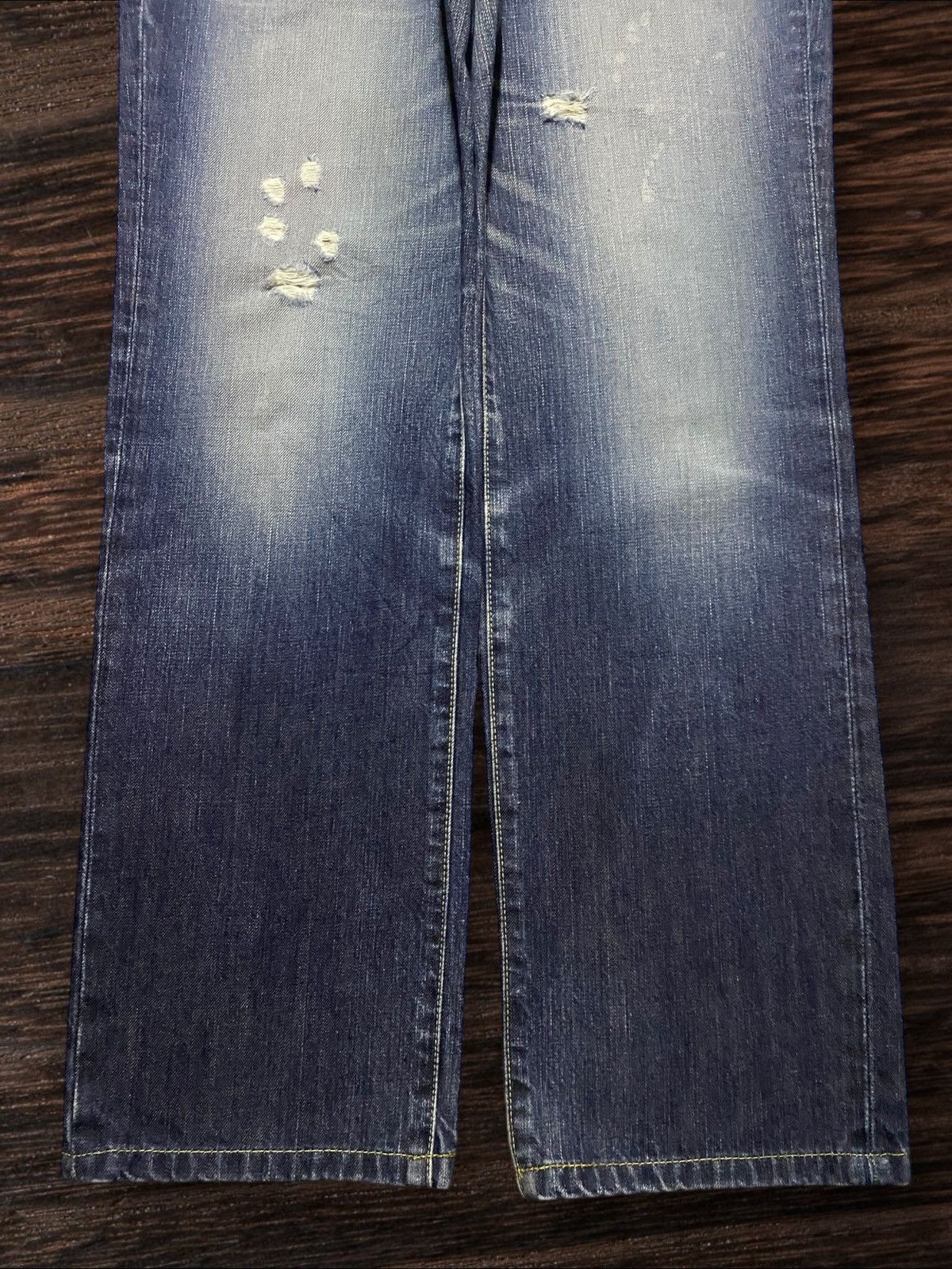 Levi's Vintage Levis Faded Wash Distressed Staright Jeans Size US 31 - 5 Thumbnail