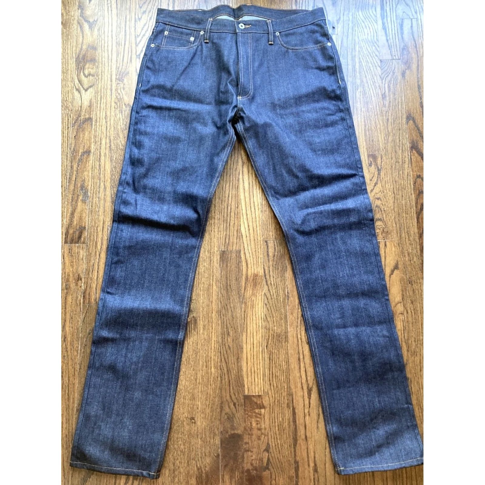 3sixteen 3sixteen Jeans Mens Size 38 Denim Cotton 5-Pocket Tapered Selvedge CT-100x Indigo NWT Size US 38 / EU 54 - 2 Thumbnail