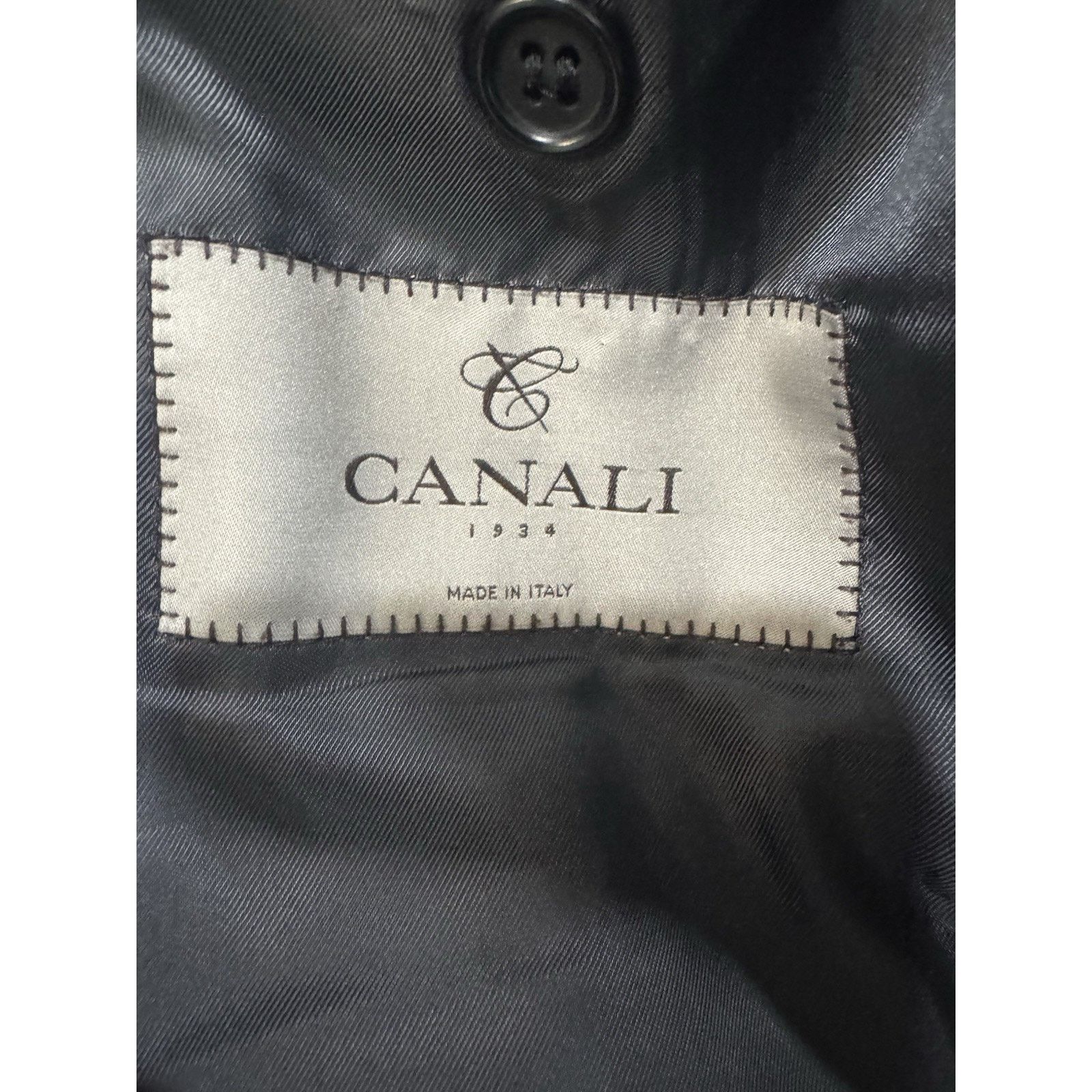 Canali Canali Jacket Men US 48L EU 58L Gray Blazer Wool Coat Italy Size 48L - 4 Thumbnail