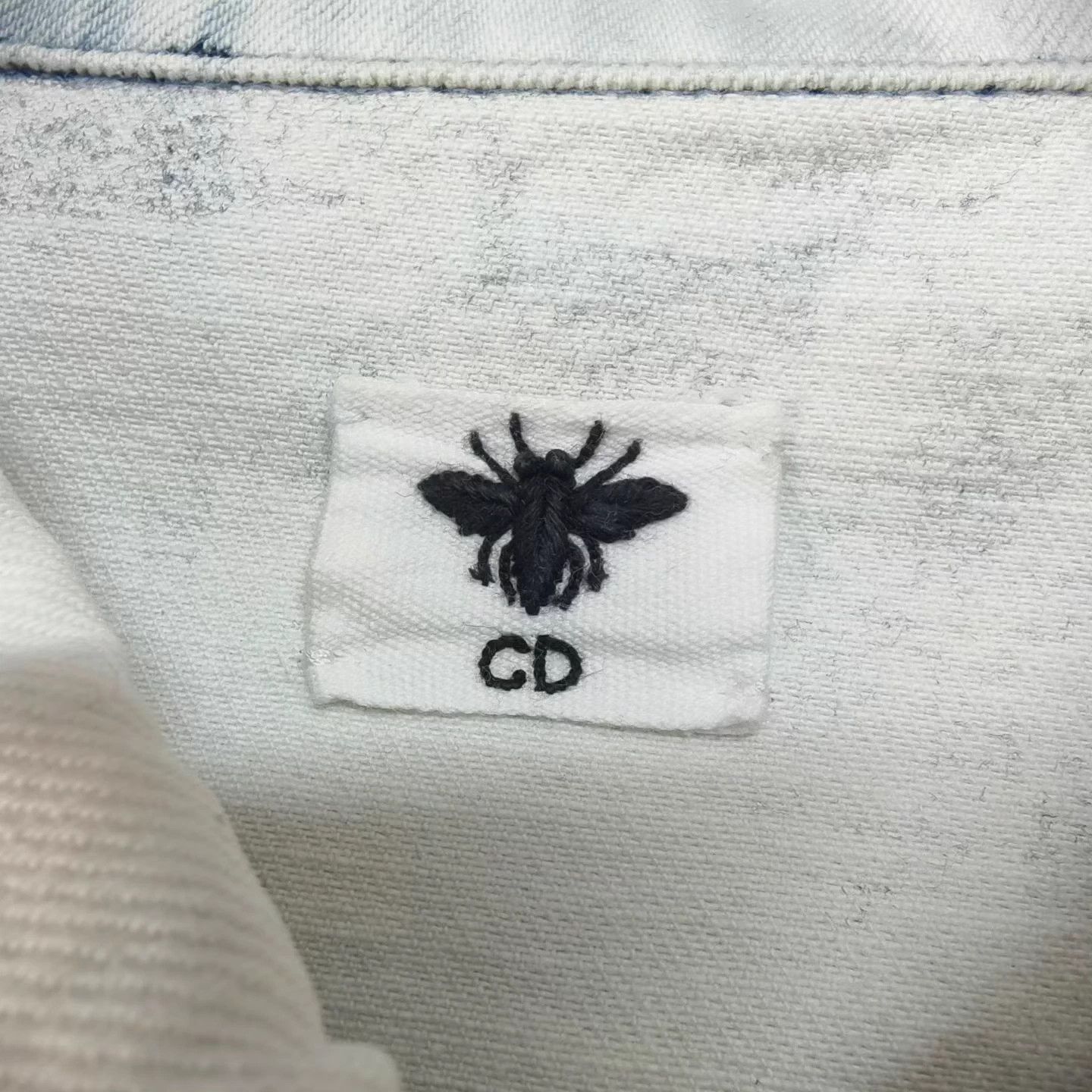 Dior Dior bee embroidered logo denim jacket Size XS / US 0-2 / IT 36-38 - 4 Thumbnail