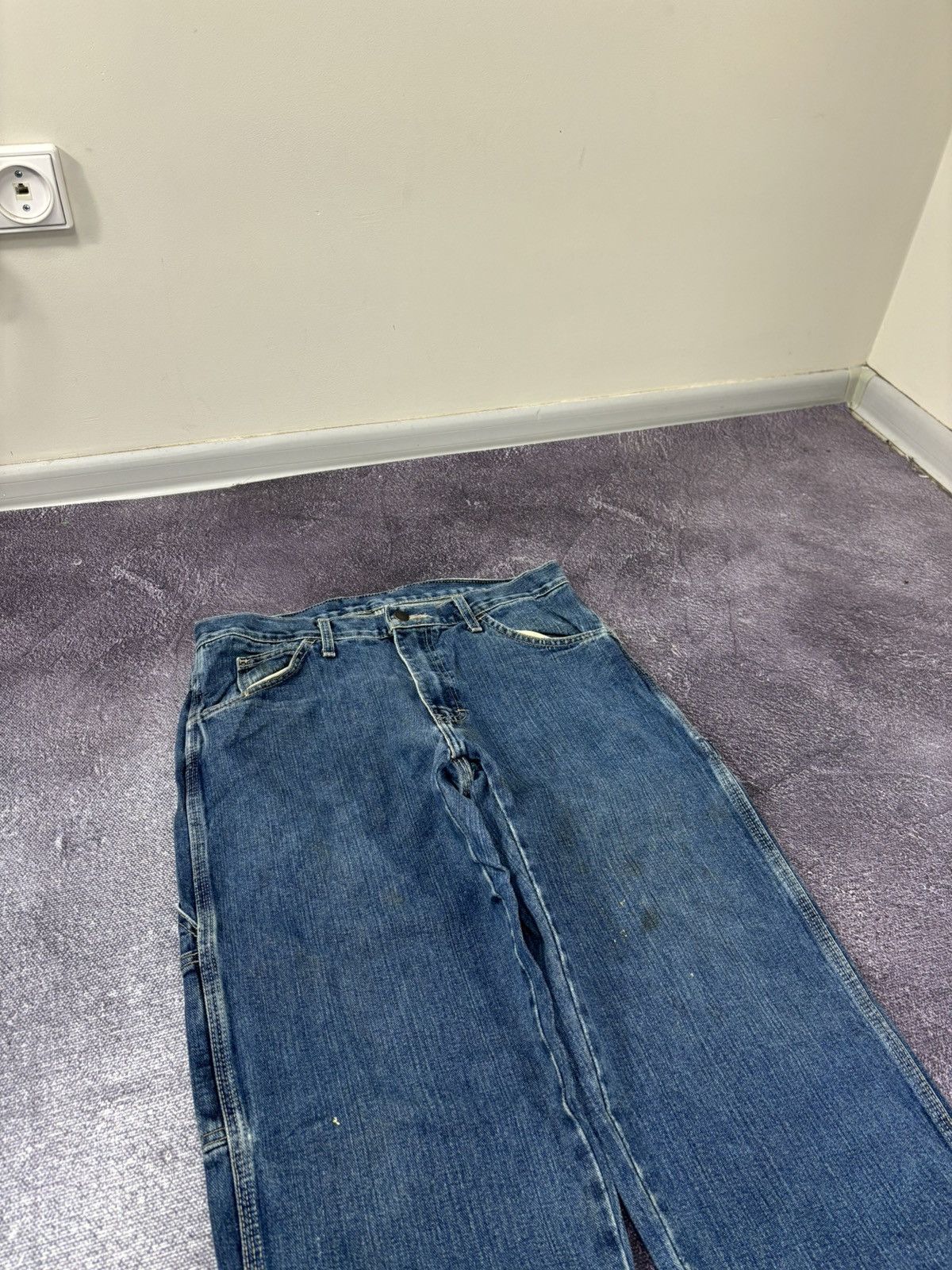 Dickies Vintage Dickies Relaxed Fit Blue Work Denim Hype Jeans Size US 32 / EU 48 - 8 Thumbnail