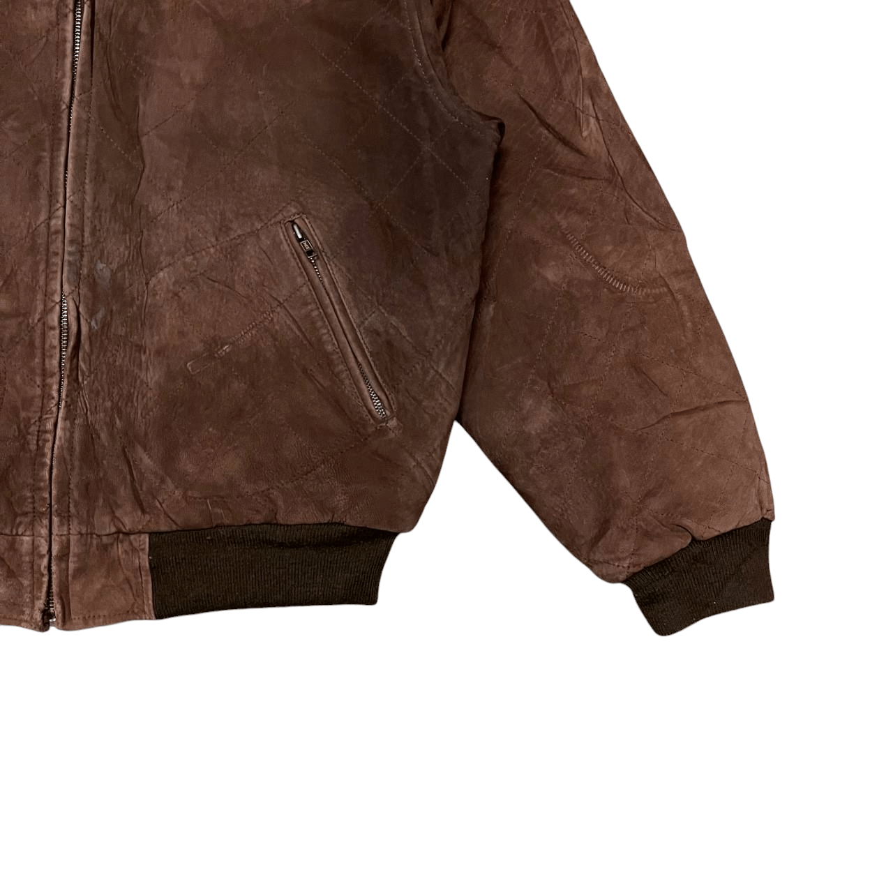 Genuine Leather Vintage Sawyer Of Napa Leather Bomber Jacket Size US M / EU 48-50 / 2 - 4 Thumbnail
