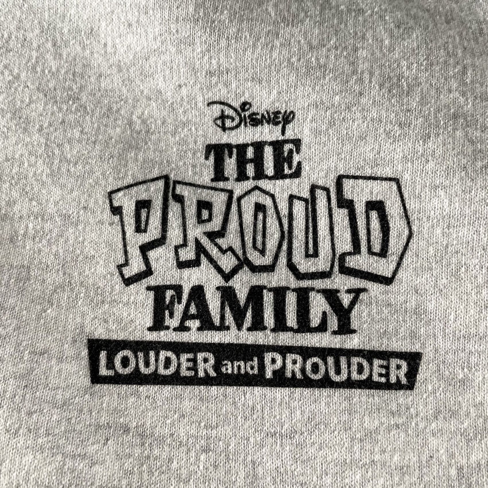 Vintage M & M The Proud Family Hoodie Men’s Medium Gray Full Zip Louder And Prouder Crew Promo Zip Up Mens Size US M / EU 48-50 / 2 - 2 Thumbnail