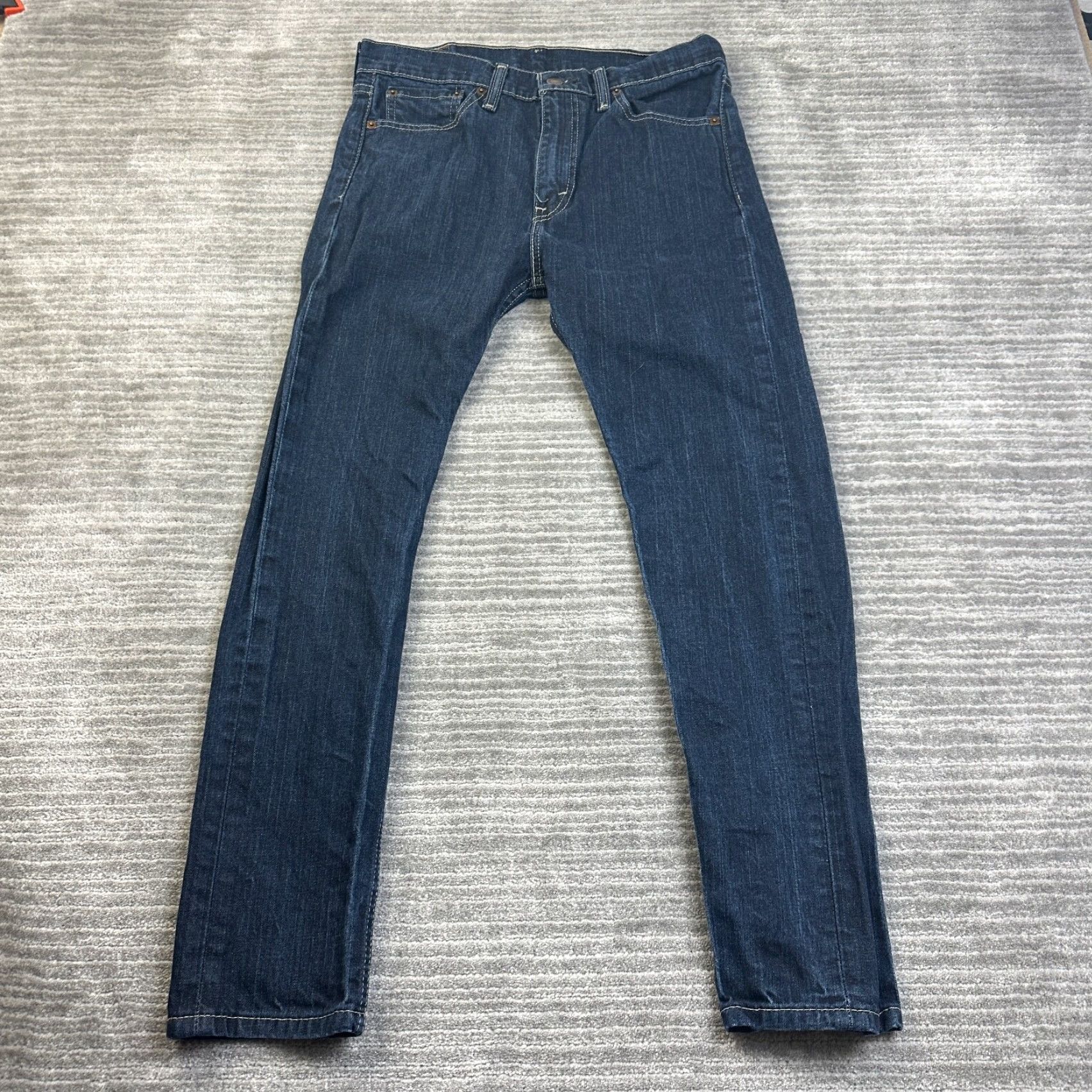 Levi's Levis 510 Jeans 30x27 Blue Denim Cotton Casual Slim Skinny Mens Size US 30 / EU 46 - 2 Thumbnail