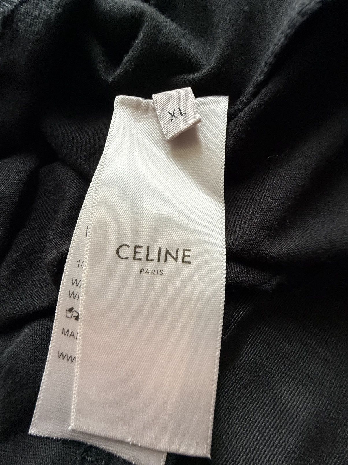 Celine Celine black white logo Hedi Slimane t shirt grail Size US M / EU 48-50 / 2 - 15 Thumbnail