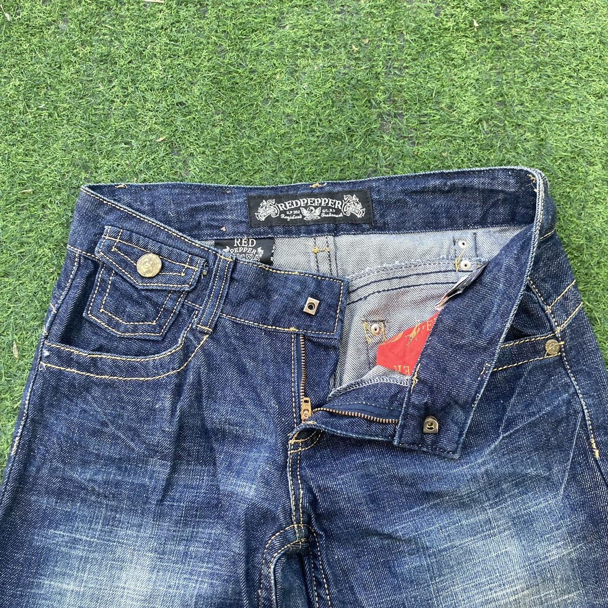 If Six Was Nine RED PEPPERS FLARED BOOTCUT JEANS Size US 30 / EU 46 - 7 Thumbnail