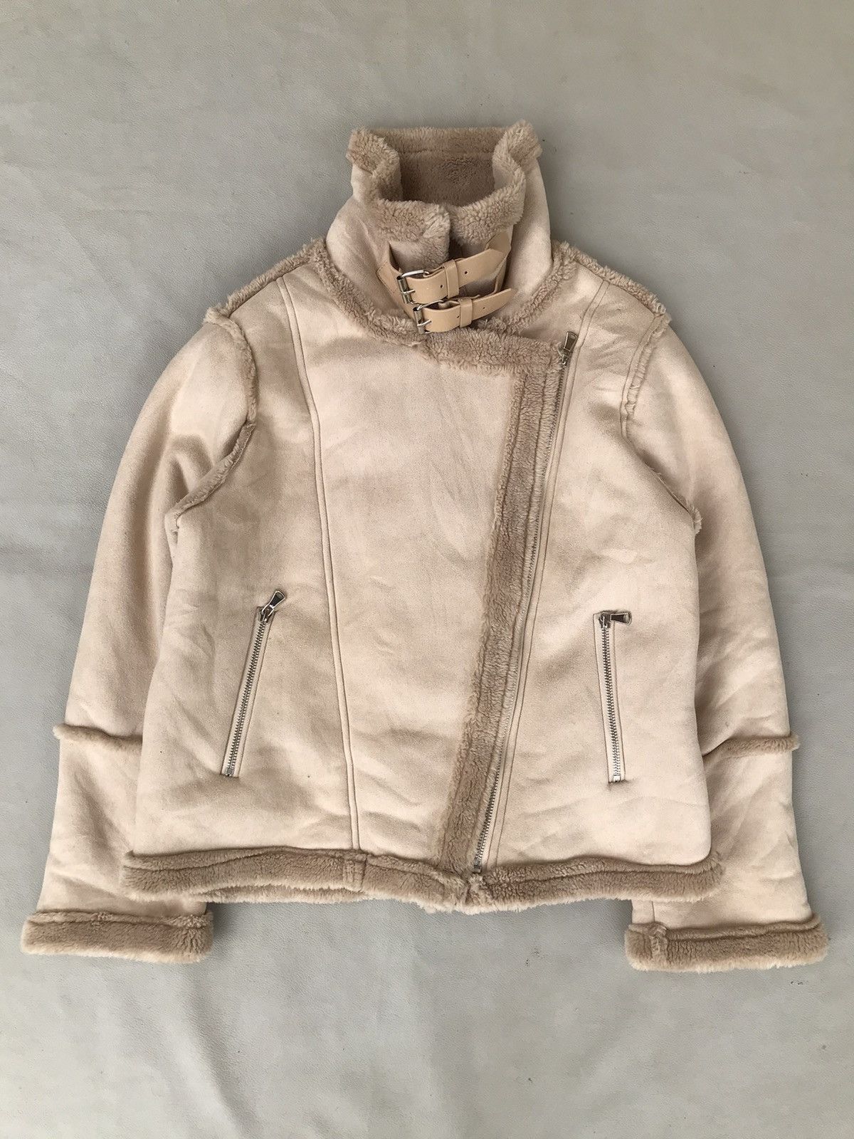 If Six Was Nine Japanese Shearling Fur Heavy Jacket lgb ifsix kmrii style Size US M / EU 48-50 / 2 - 10 Thumbnail