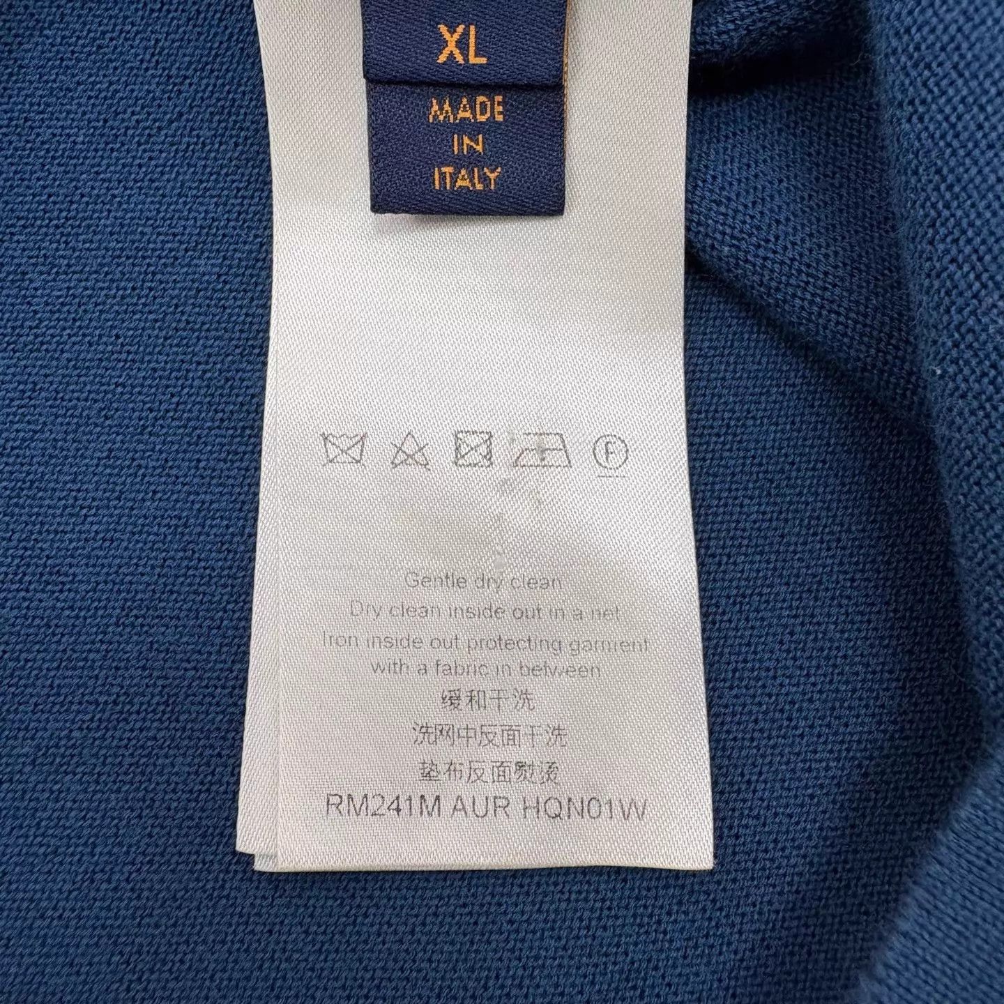 Louis Vuitton Louis Vuitton Dissolve Blue Knit Tee XL Near New with tags Size US XL / EU 56 / 4 - 7 Thumbnail