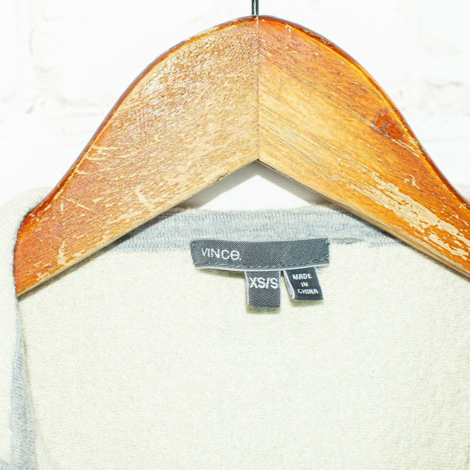 Vince VINCE Women's Crop Poncho Cape Hooded Sweater Gray Size XS / US 0-2 / IT 36-38 - 4 Thumbnail
