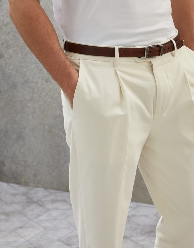 Brunello Cucinelli o1w1db10924 Pants in White Size US 36 / EU 52 - 4 Thumbnail