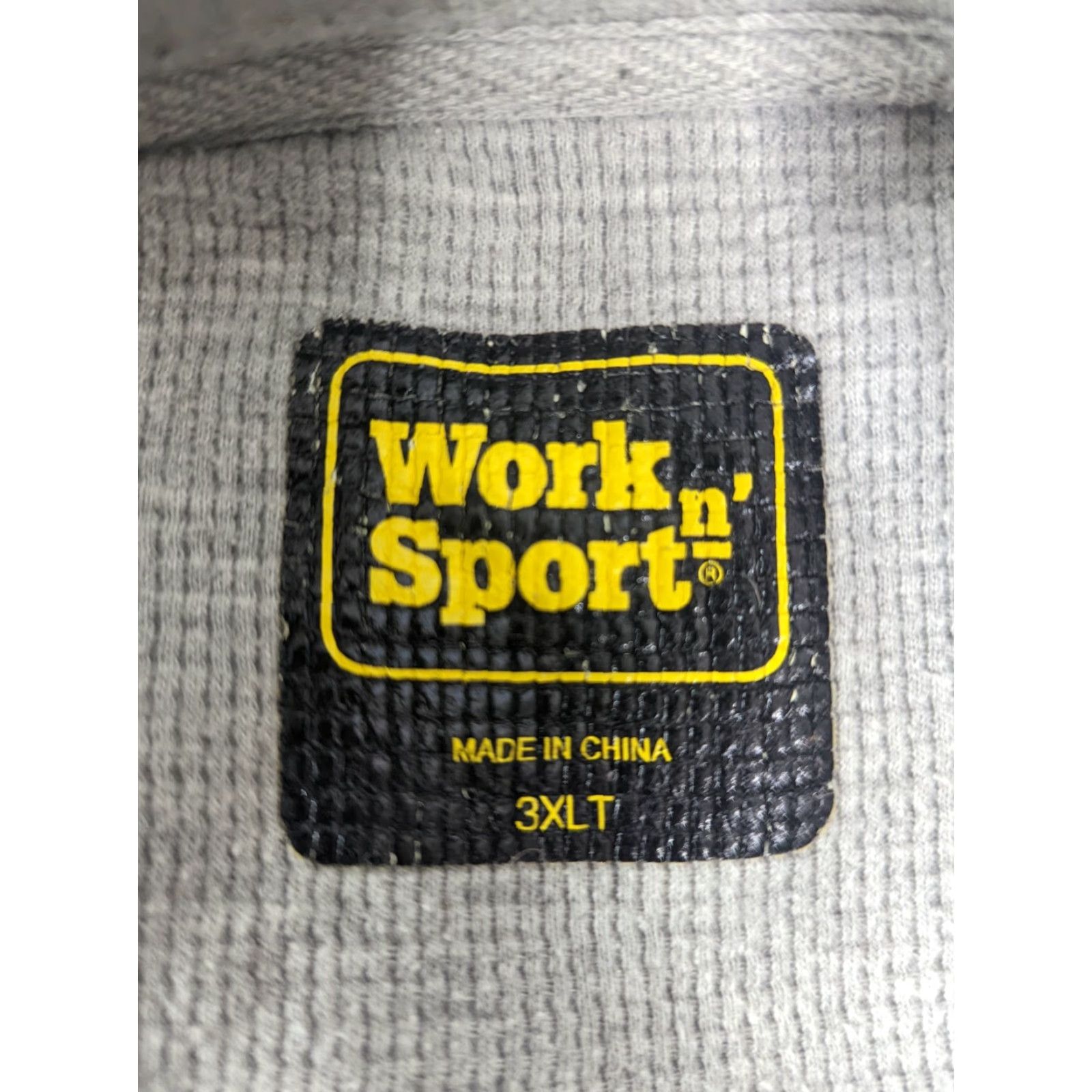 Vintage Work N' Sport Mens Thermal Henley Long Sleeve 3XLT T-Shirt T6S Green Hooded? Size US XXL / EU 58 / 5 - 4 Thumbnail