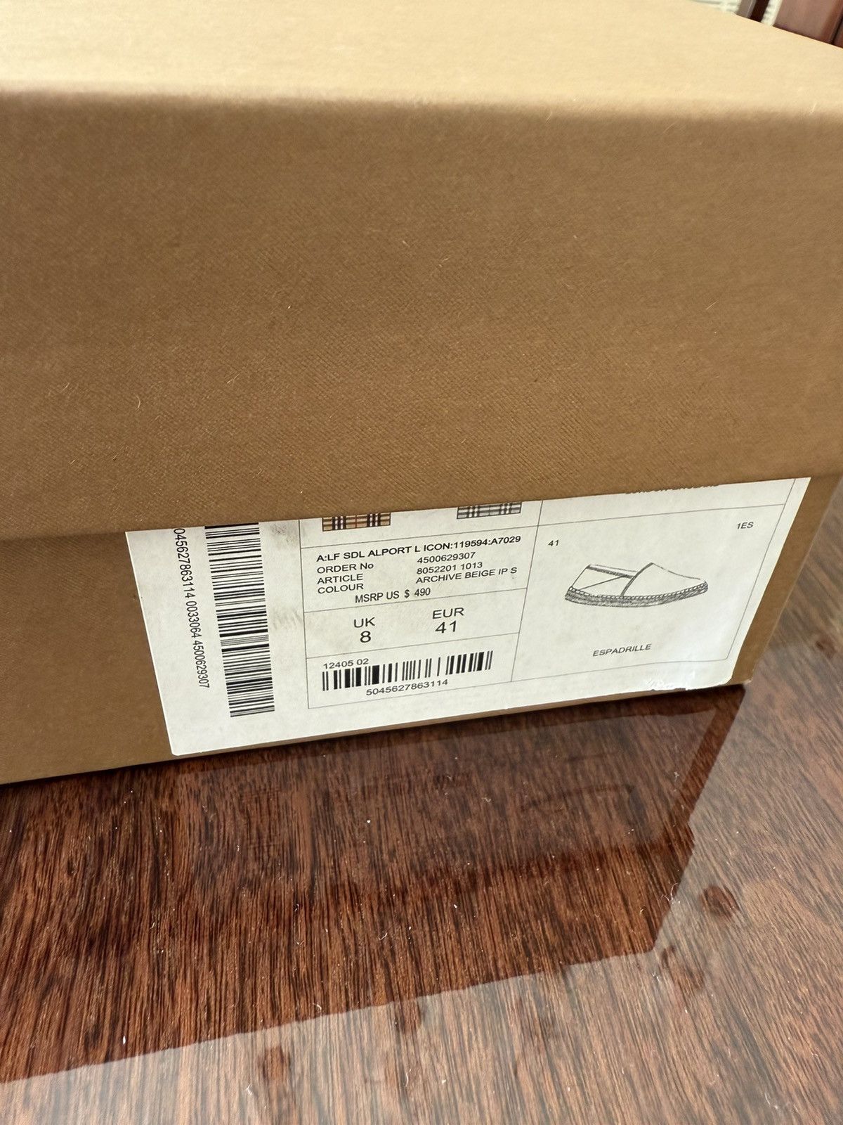 Burberry Burberry Icon Stripe Espadrilles Size US 8 / EU 41 - 3 Thumbnail