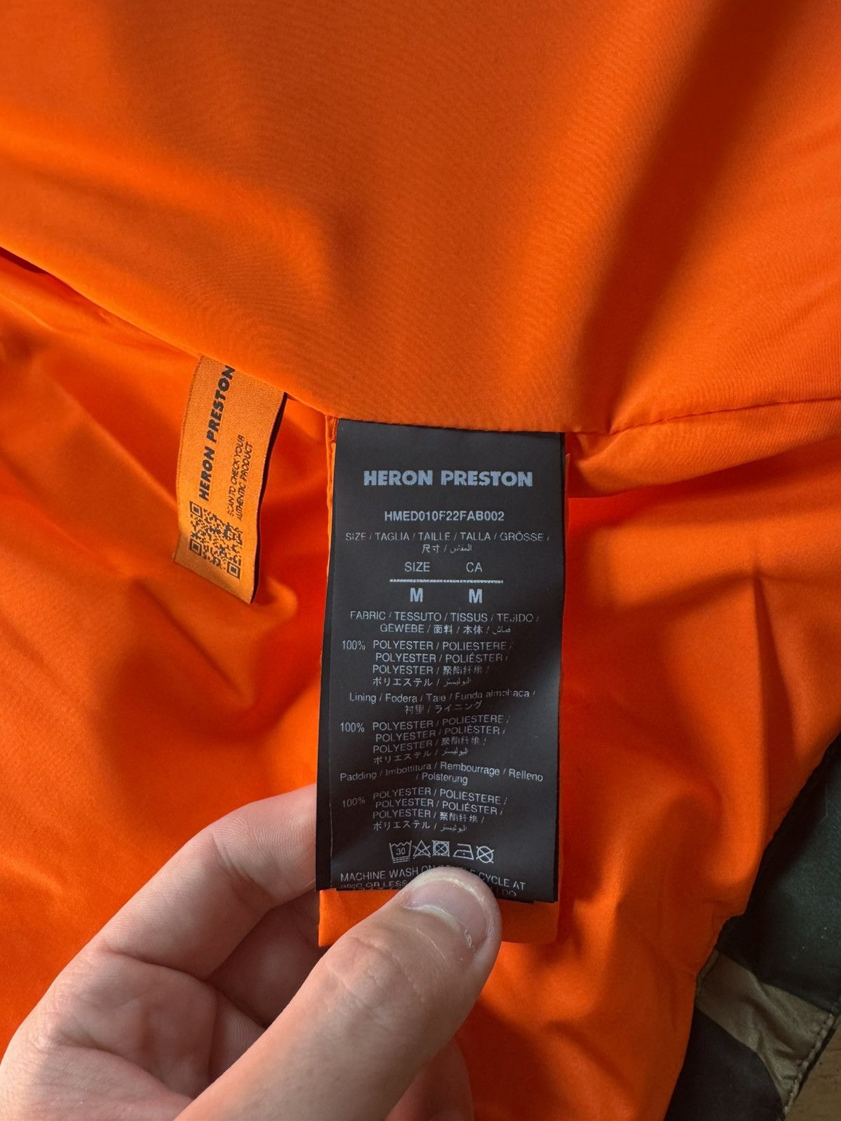 Heron Preston HERON PRESTON CAMO PUFFER DOWN JACKET Size US M / EU 48-50 / 2 - 9 Thumbnail