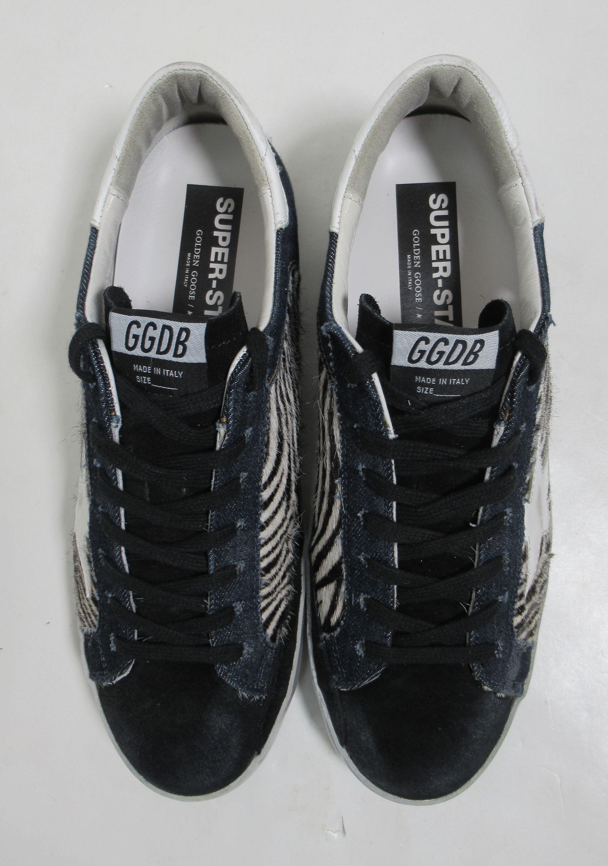 Golden Goose Golden Goose Limited Edition Super-Star Sneakers In Denim Size US 10 / EU 43 - 3 Thumbnail