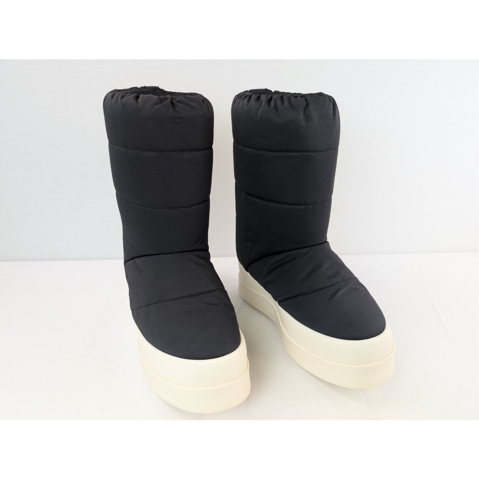 Rick Owens Drkshdw o1rshd1 Mega Bumper Lunar Boots in Black/White Size US 10 / EU 43 - 6 Thumbnail