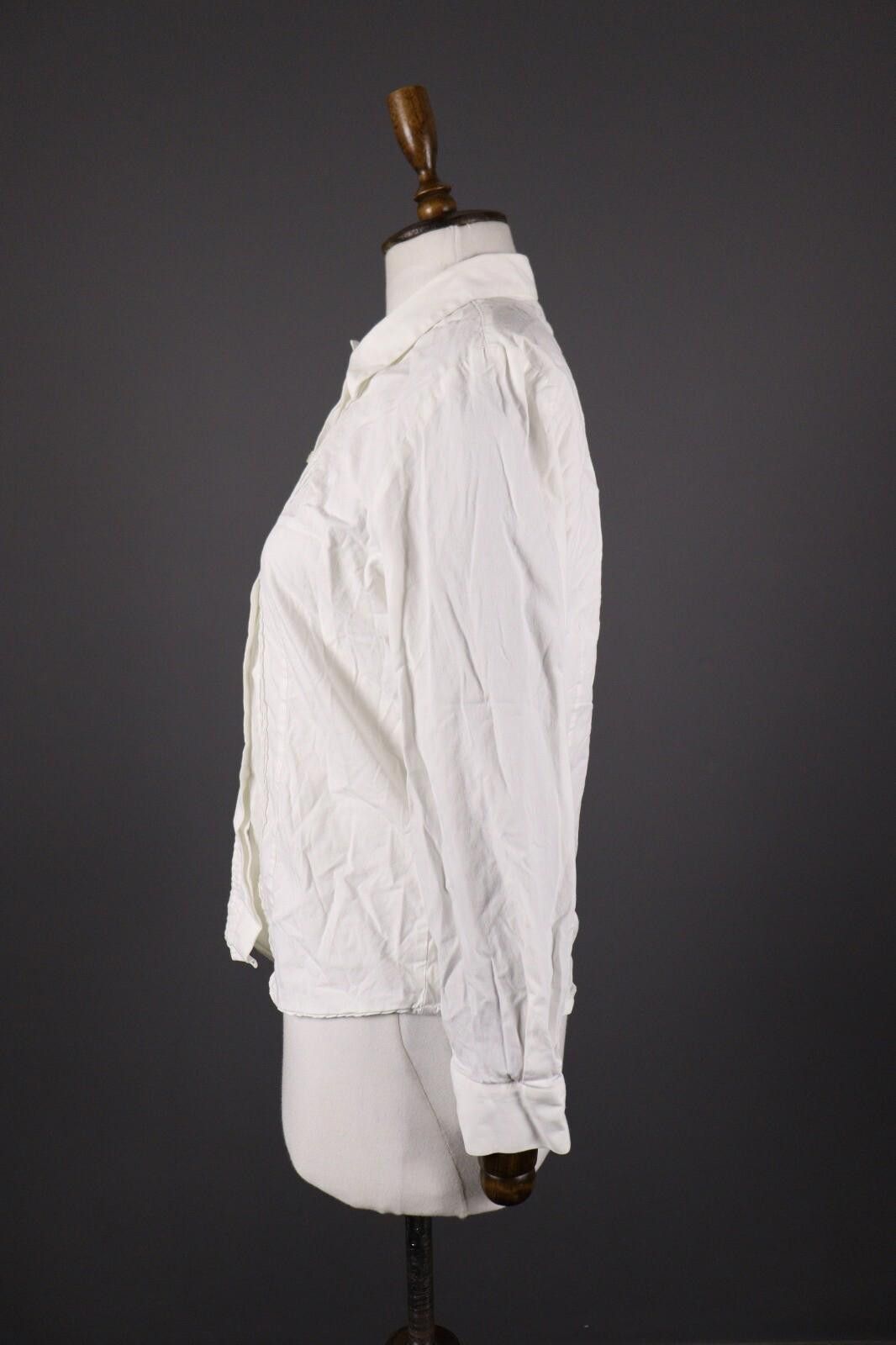Katharine Hamnett London Katharine Hamnett London White Shirt Blouse Shirt Size 16 Size XXL / US 16-18 / IT 52-54 - 4 Thumbnail