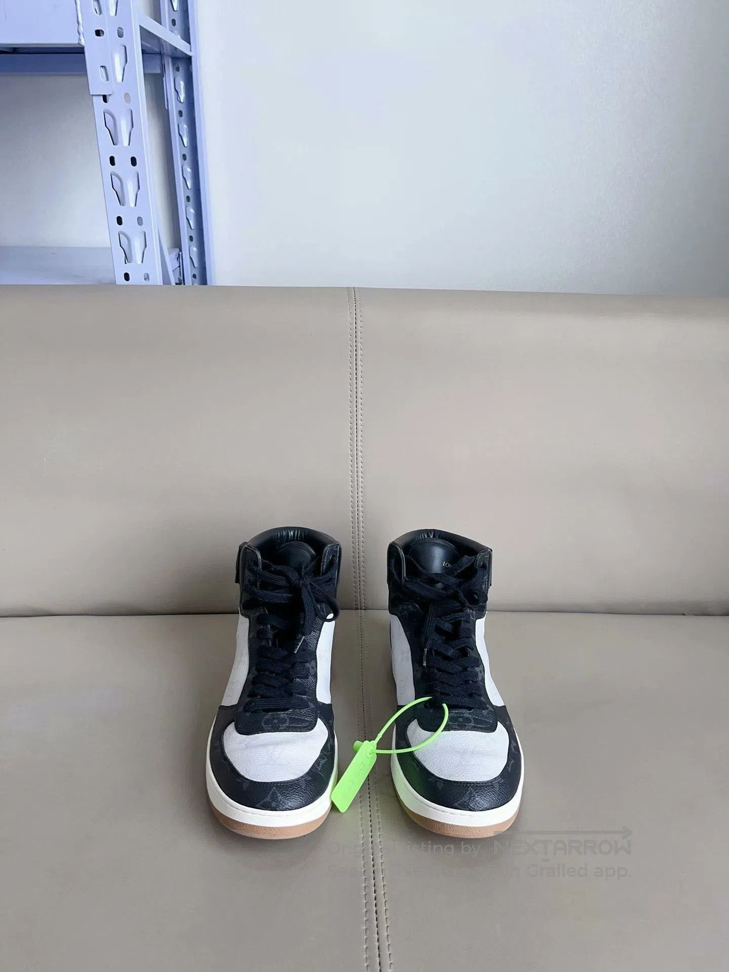 Louis Vuitton louis vuitton lv rivoli high-top sneakers. Size US 10 / EU 43 - 1 Thumbnail