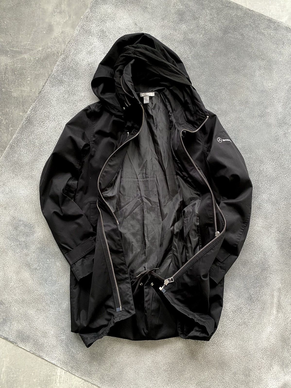 Adidas × Mercedes-Benz × Vintage Adidas SLVR Mercedes Triple Hooded Coat Jacket Size US S / EU 44-46 / 1 - 10 Thumbnail