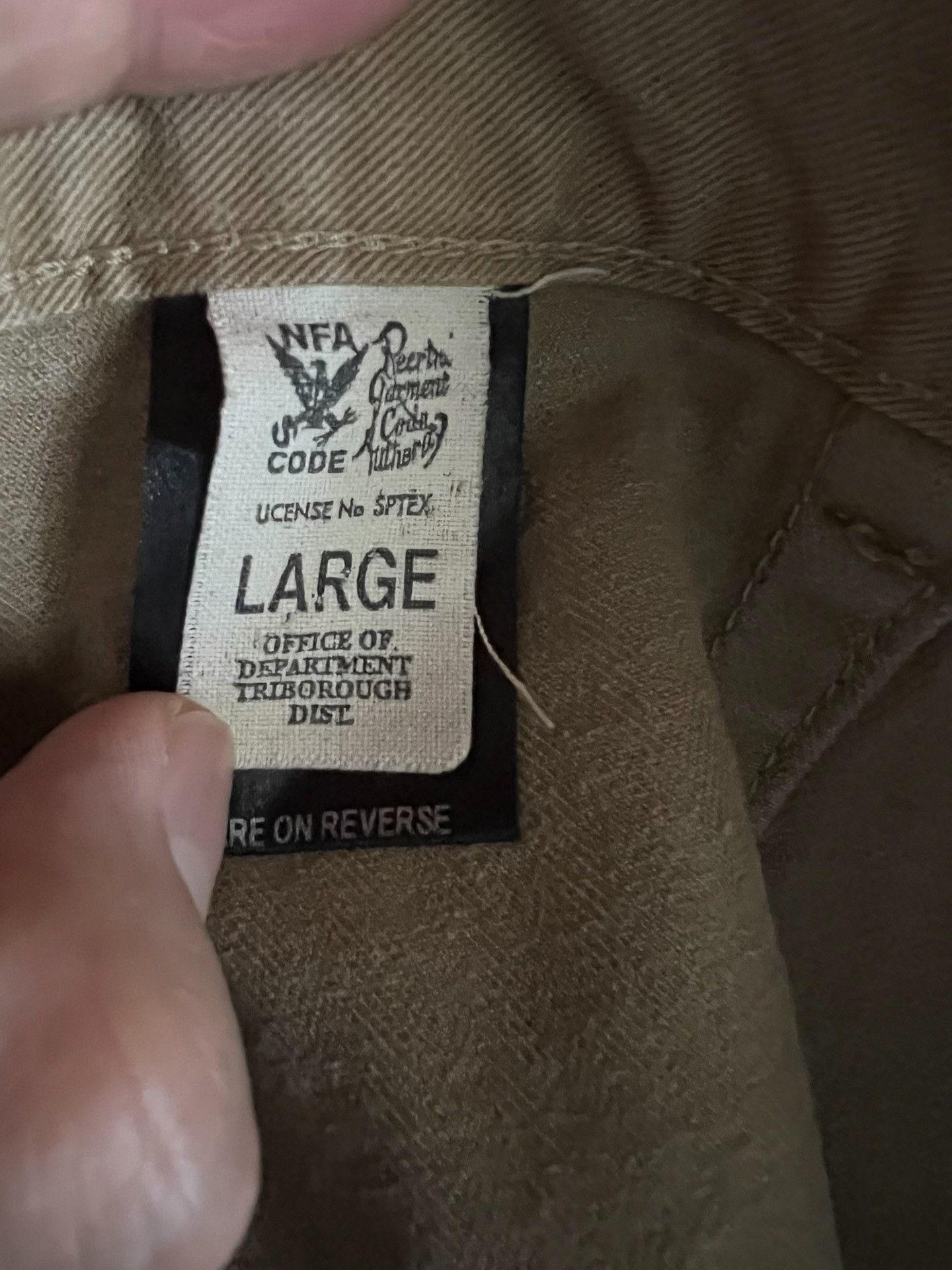 COLIMBO Colimbo Japanese Herringbone Military Deck Pants Size US 43 - 8 Thumbnail