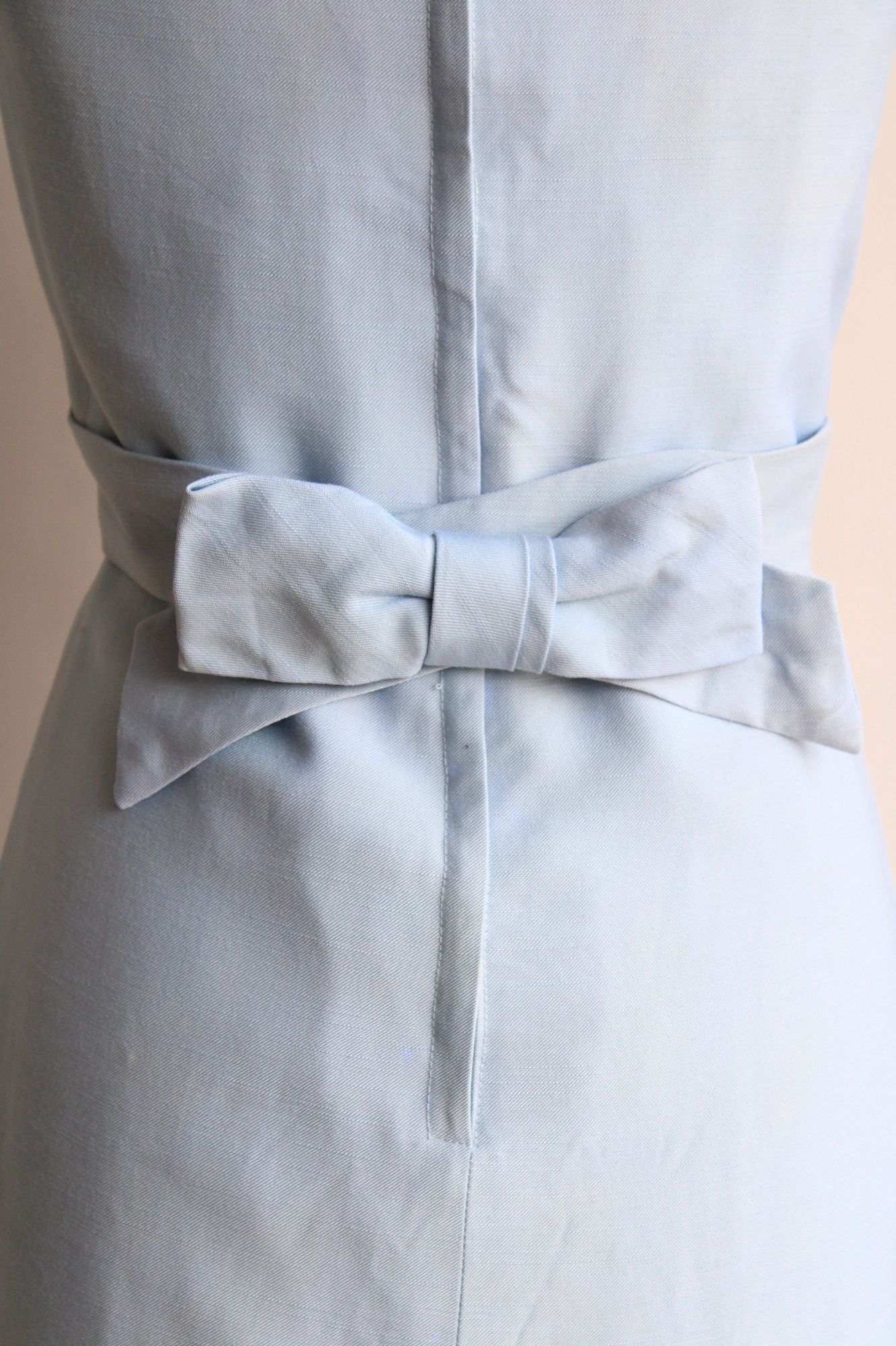 Vintage Vintage 1960s Dress with Pockets, Emma Domb Pale Blue, Matc Size M / US 6-8 / IT 42-44 - 6 Thumbnail