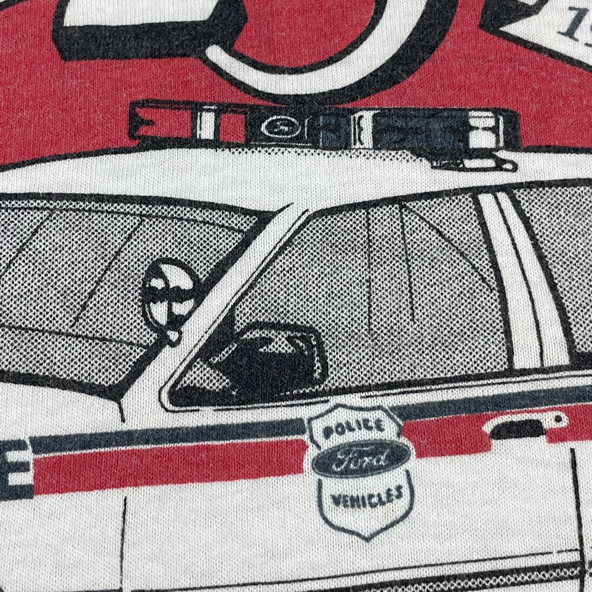 Ford Vintage 1992 Canada Police Ford Vehicle Tee Size US XL / EU 56 / 4 - 15 Thumbnail