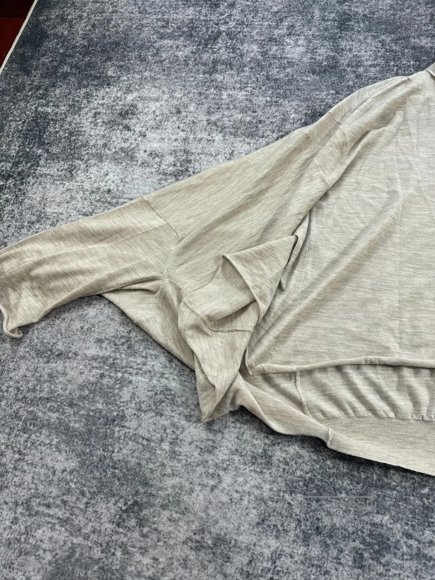 The Row The Row Oatmeal Turtleneck Asymmetric Hem Cashmere Sweater Size M / US 6-8 / IT 42-44 - 3 Thumbnail