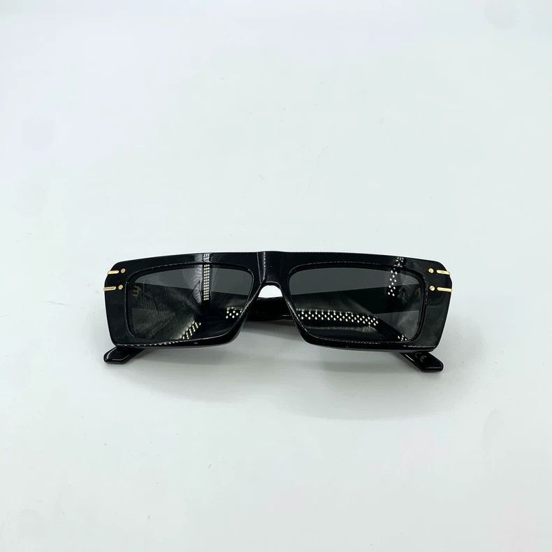 Dior Dior Size 54Black logo gold square frame sunglasses size Size ONE SIZE - 5 Thumbnail