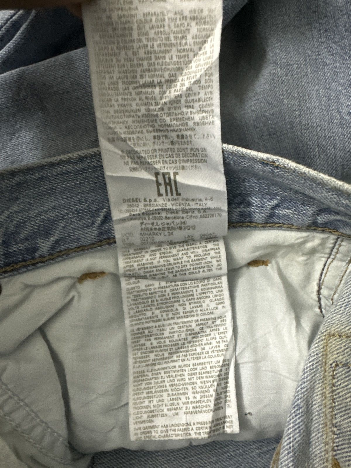Diesel Hot Italy Diesel Distressed Denim Jeans Size US 40 / EU 56 - 8 Thumbnail
