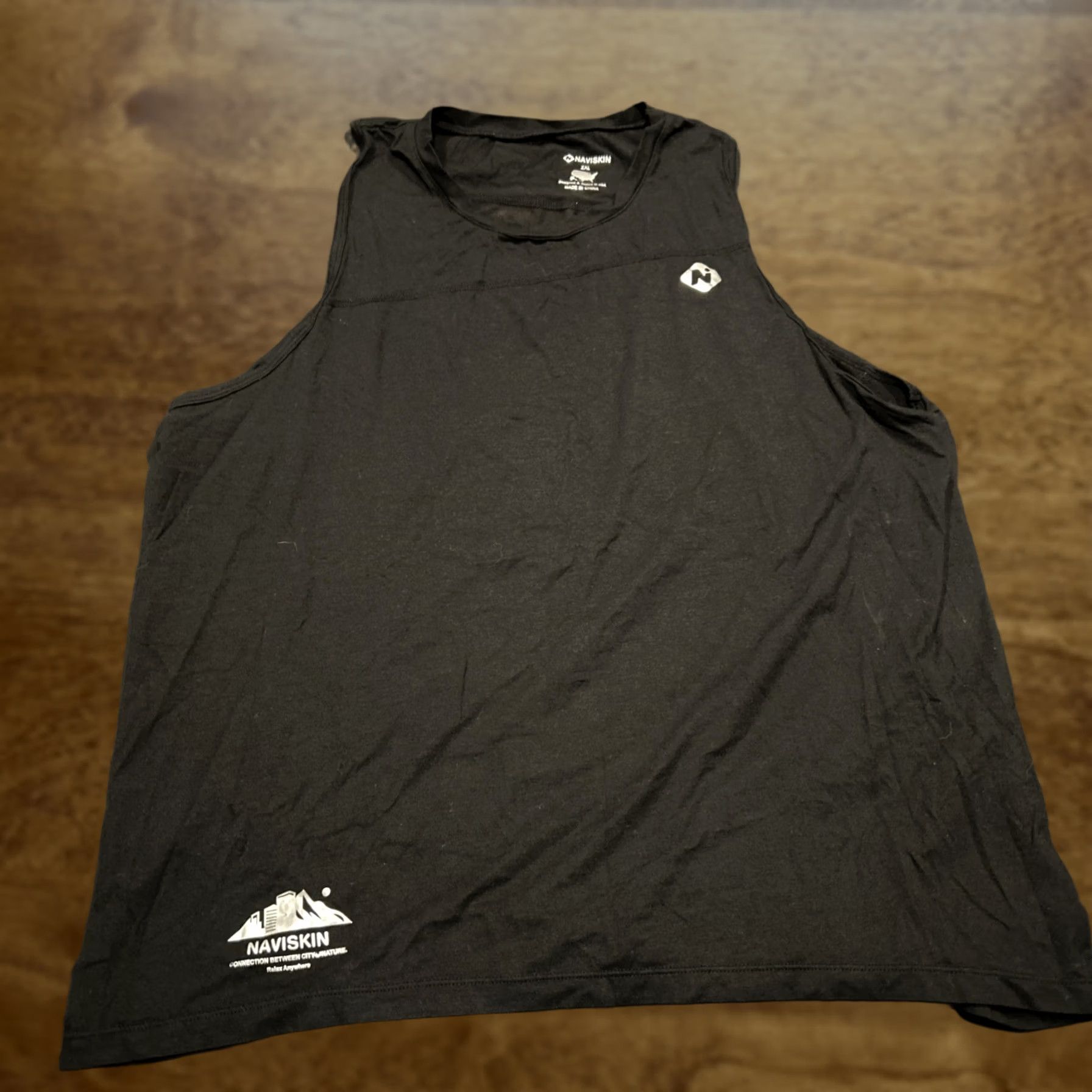 Vintage NAVISKIN Shirt Tank Top Women's Black 2XL A39 Size XXL / US 16-18 / IT 52-54 - 1 Thumbnail