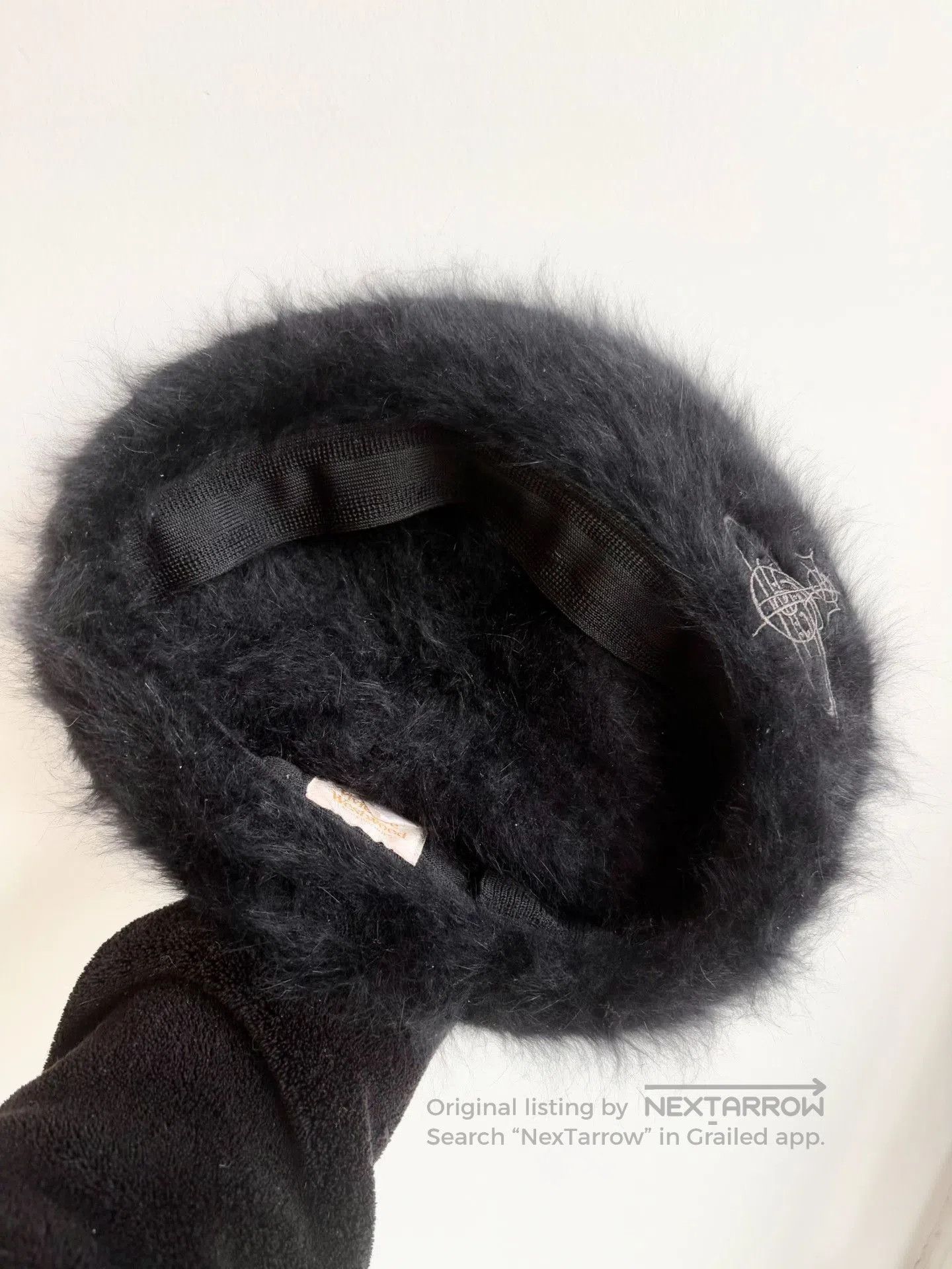Vivienne Westwood Vivienne Westwood Vintage Black Faux Fur Beret. Size ONE SIZE - 4 Thumbnail