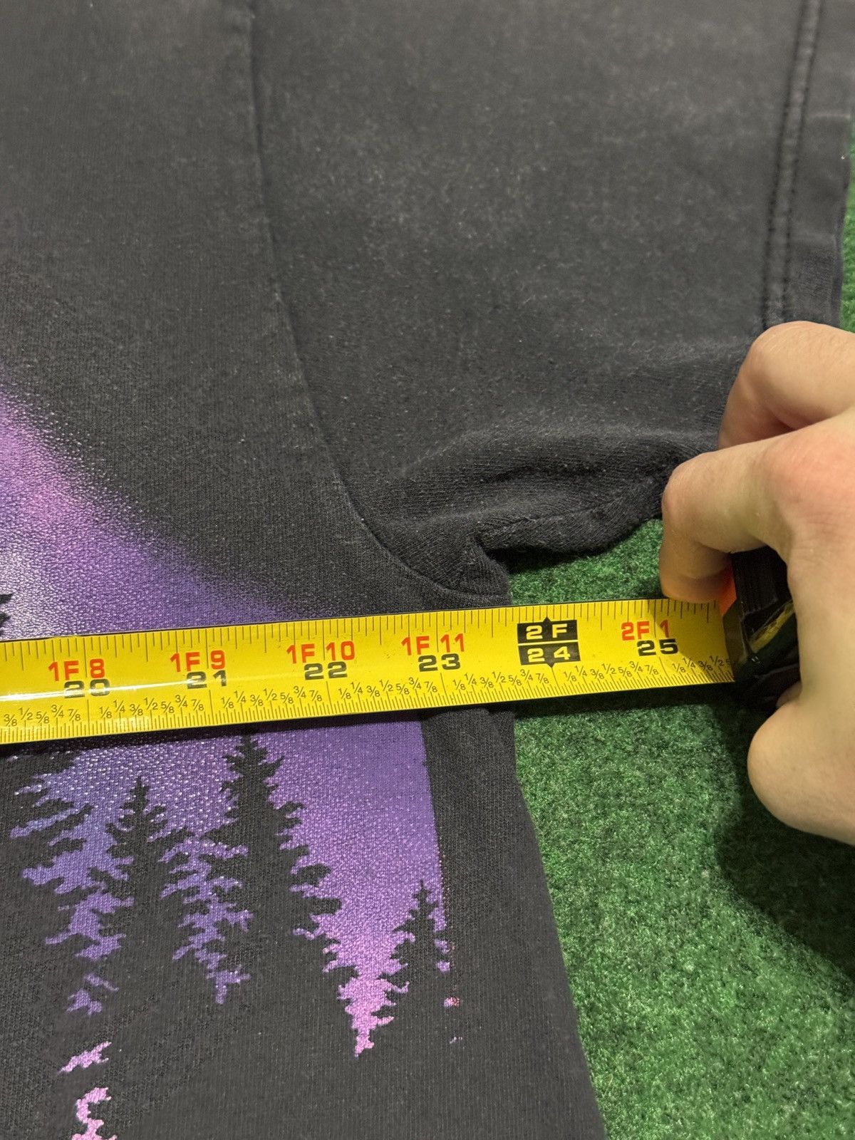 Vintage Vintage 90s Wolf Northern Lights Habitat XXL 24x32 T Shirt Size US XXL / EU 58 / 5 - 4 Thumbnail