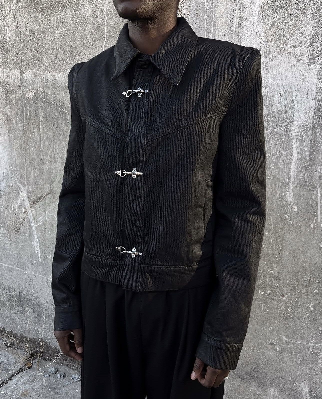 Unvain Studios UNVAIN STUDIOS “WAXED FITTED JACKET” Size US XS / EU 42 / 0 - 3 Thumbnail