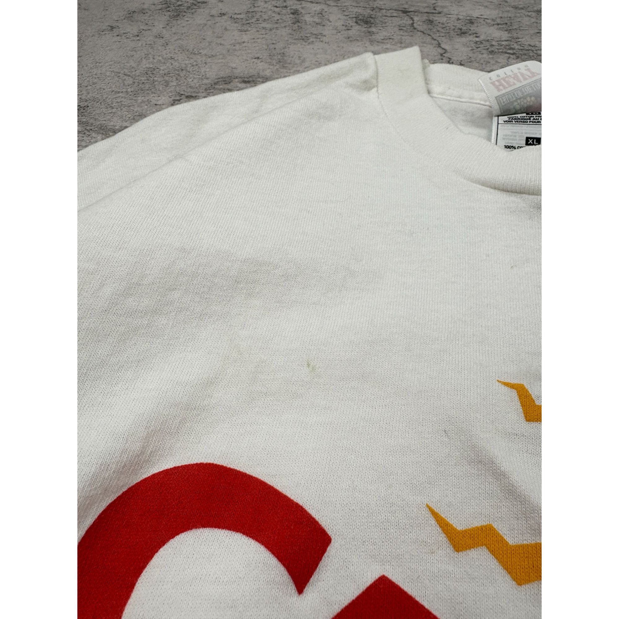 Fruit Of The Loom Vintage 90s Cantel Graphic T Size US XL / EU 56 / 4 - 4 Thumbnail