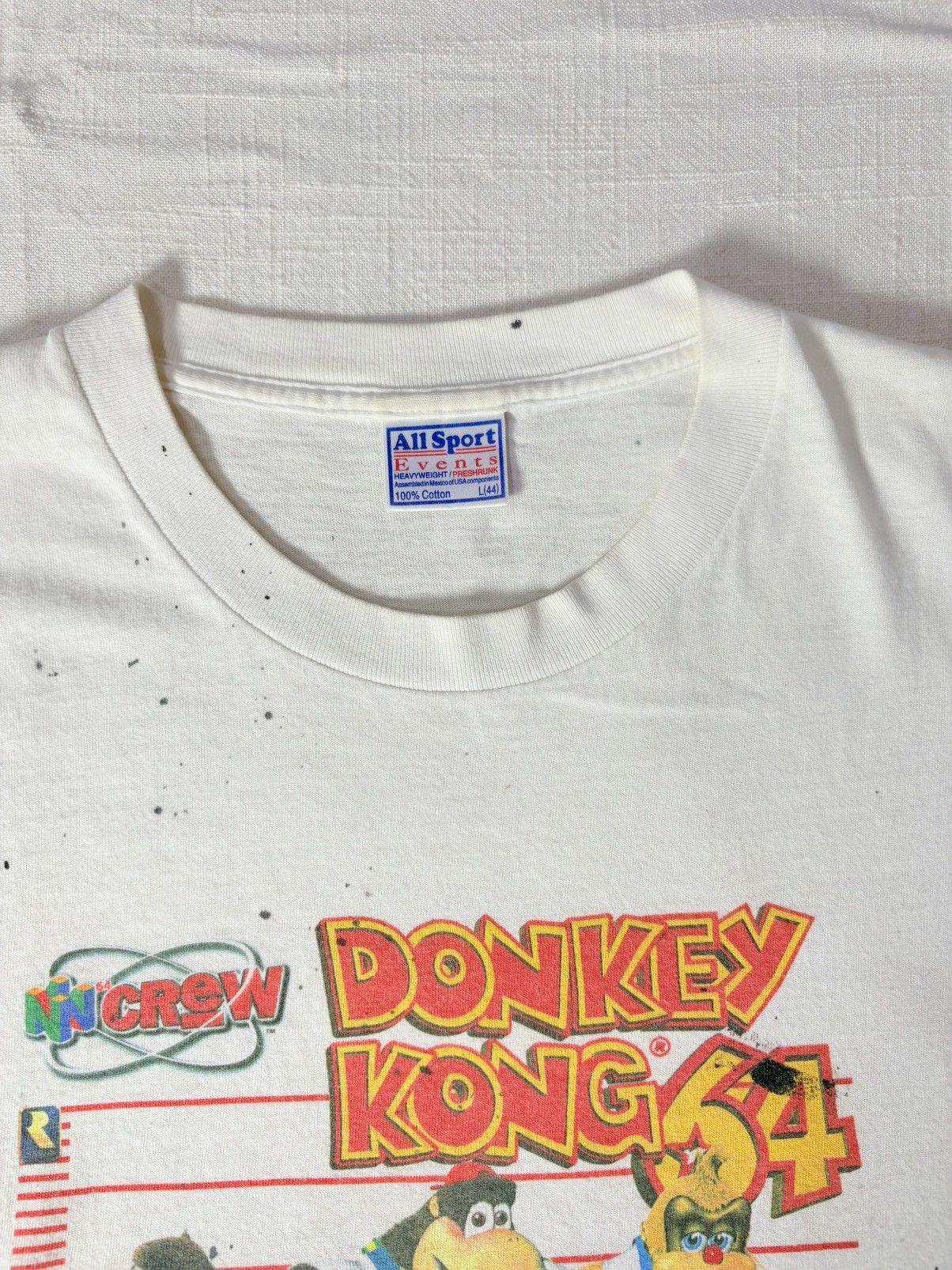 Vintage DONKEY KONG ALL CREW VTG Size US L / EU 52-54 / 3 - 3 Thumbnail
