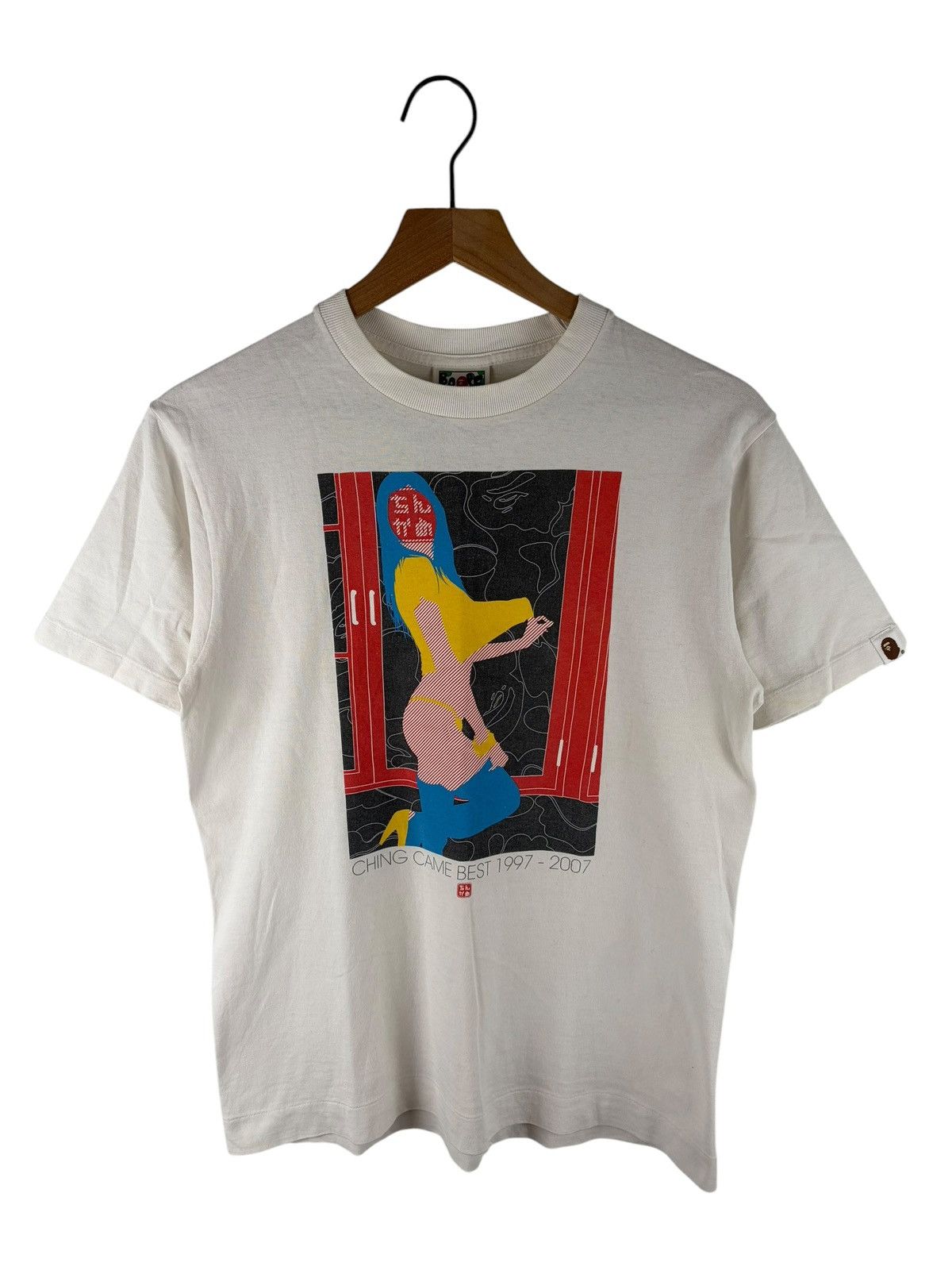2007 Bape Chin Kame Print Tee