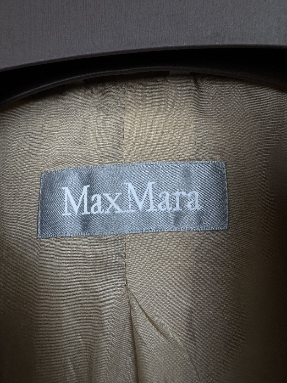 Max Mara Max Mara beige brown wool cashmere blazer Size M / US 6-8 / IT 42-44 - 9 Thumbnail