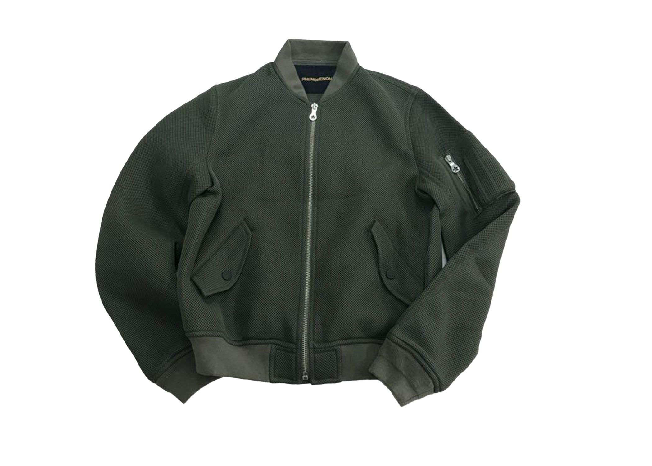 image of Ss14 Phenomenon Bomber Ma-1 Olive in Green, Men's (Size Small)