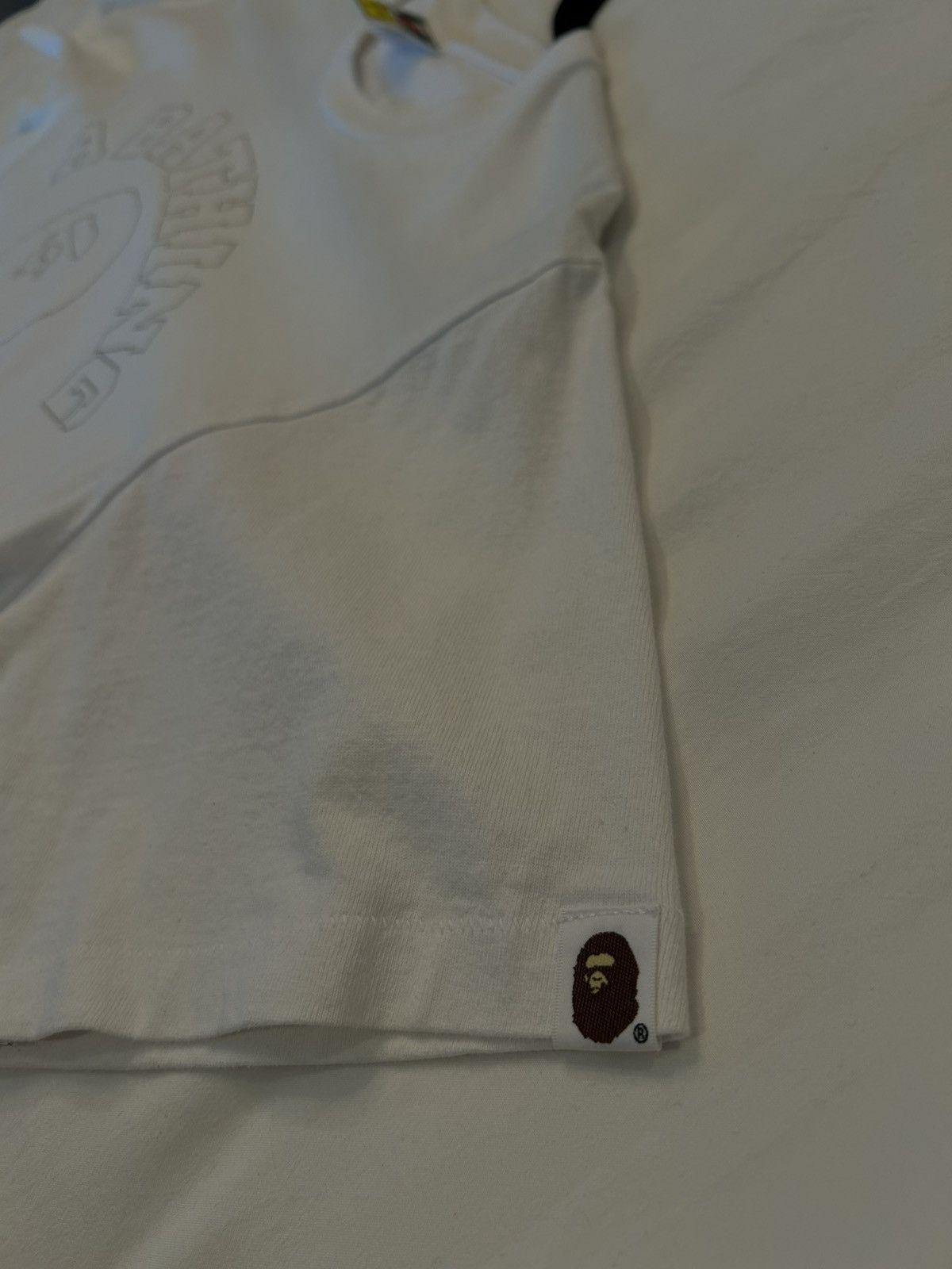 Bape White BAPE T-Shirt Size US S / EU 44-46 / 1 - 4 Thumbnail