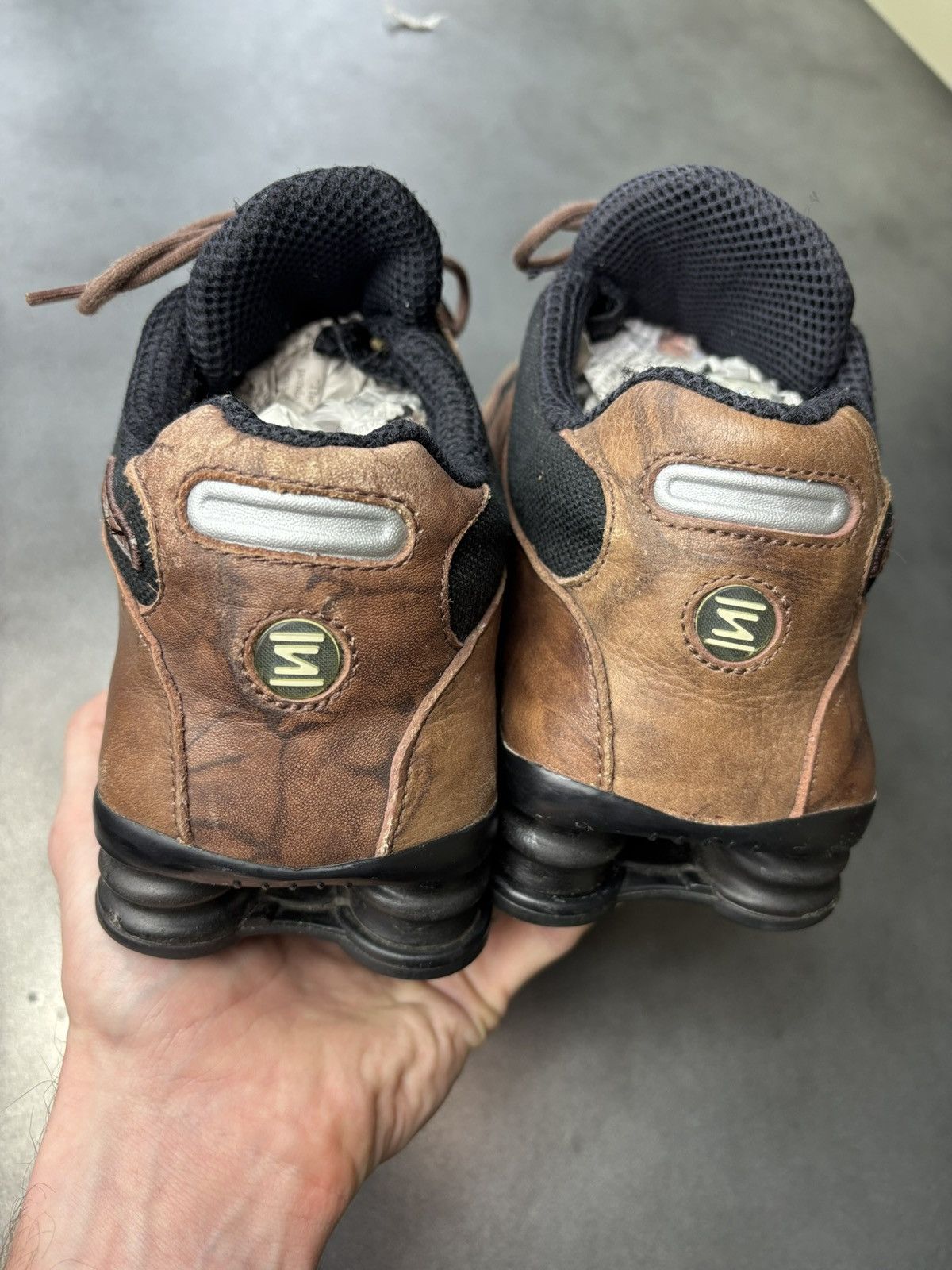 Nike × Vintage 2006 Nike Shox NZ Leather 309433-201 2000s Vintage EU Mens Size US 11 / EU 44 - 9 Thumbnail